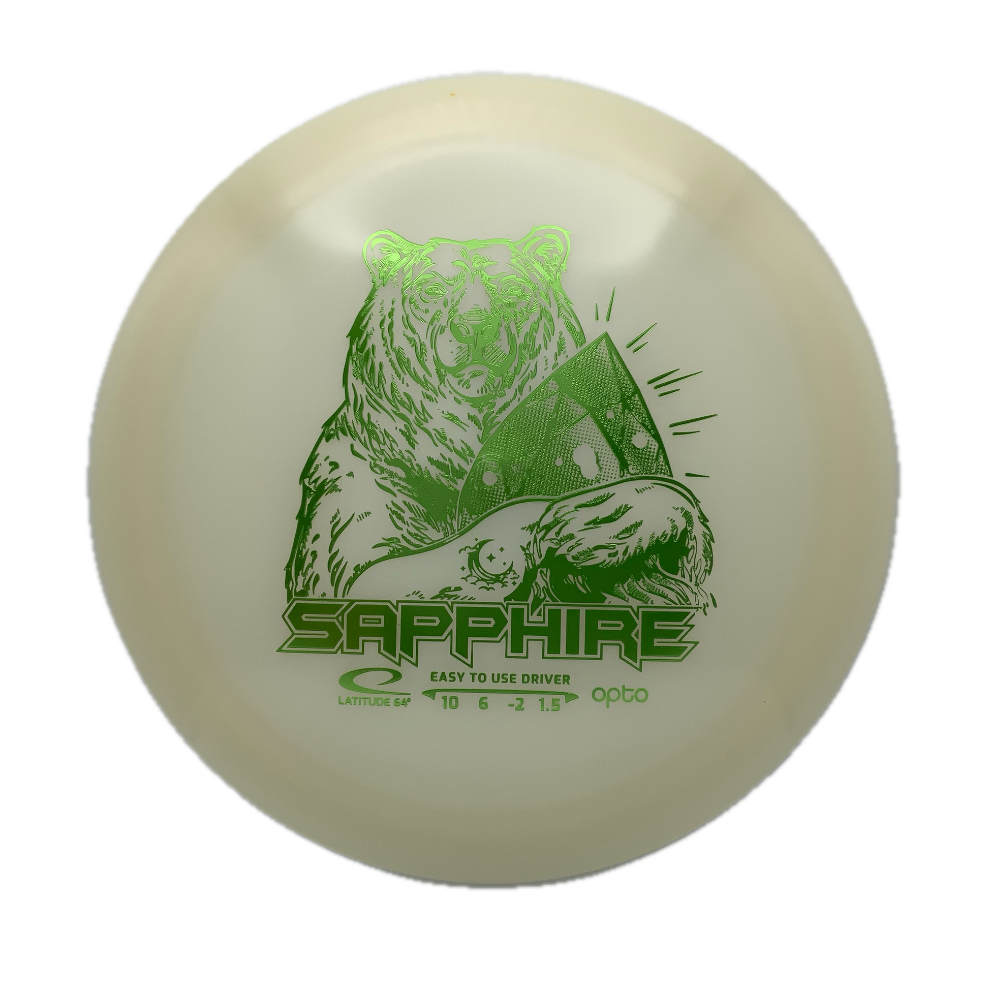 Latitude Sapphire - Opto Moonshine Opto Glow #1 - 163 - Astro Discs TX - Houston Disc Golf