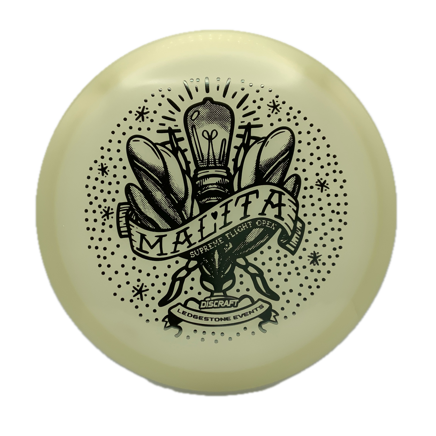 Discraft Malita - Mega Glo Mega Glo #57 - 173-174 - Astro Discs TX - Houston Disc Golf