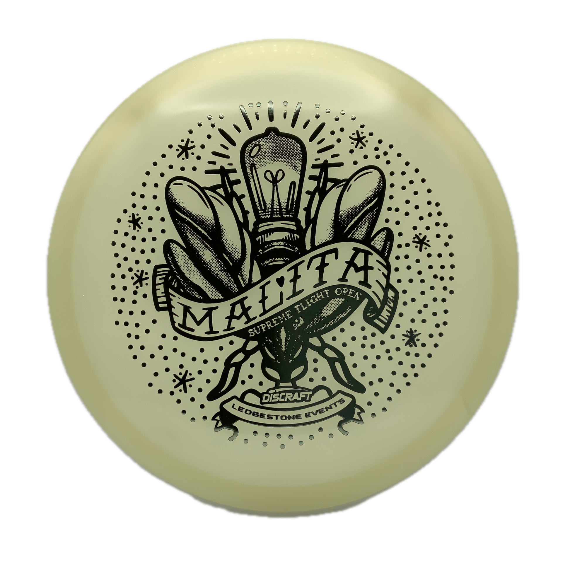 Discraft Malita - Mega Glo Mega Glo #57 - 173-174 - Astro Discs TX - Houston Disc Golf
