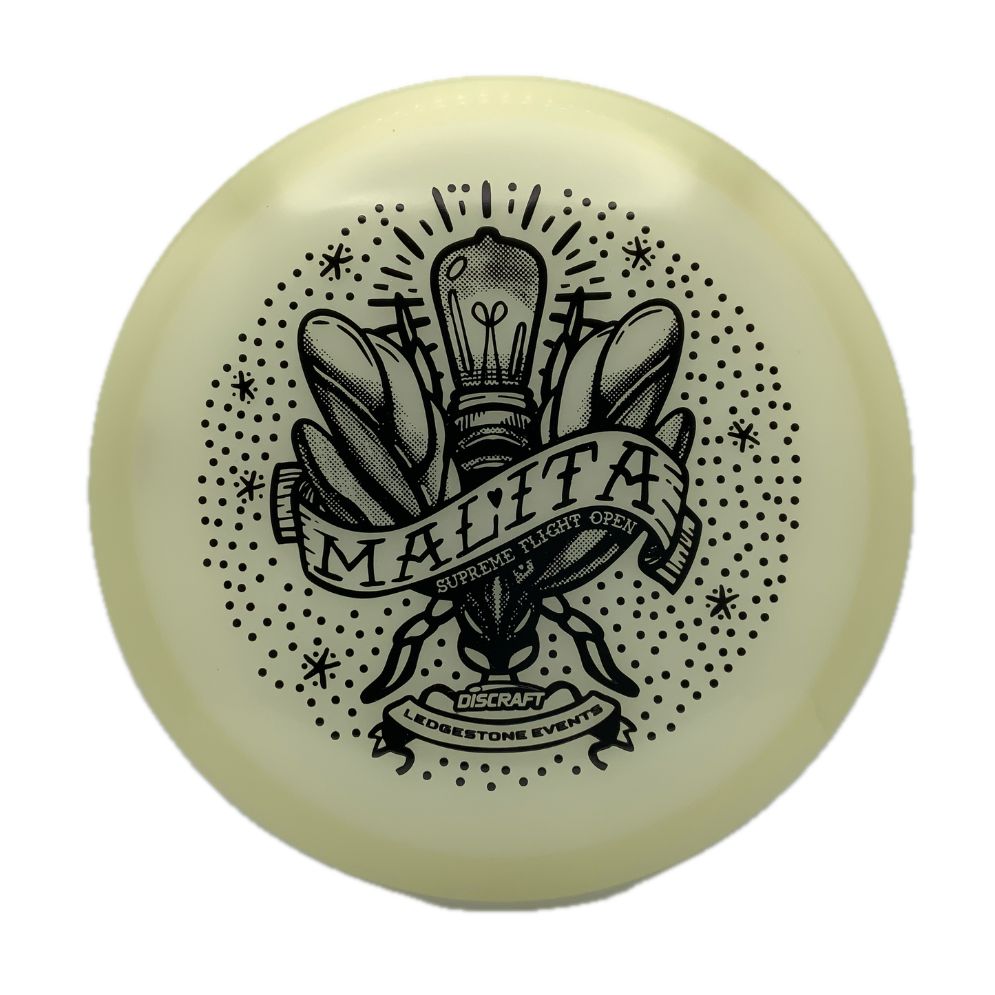Discraft Malita - Mega Glo Mega Glo #58 - 173-174 - Astro Discs TX - Houston Disc Golf