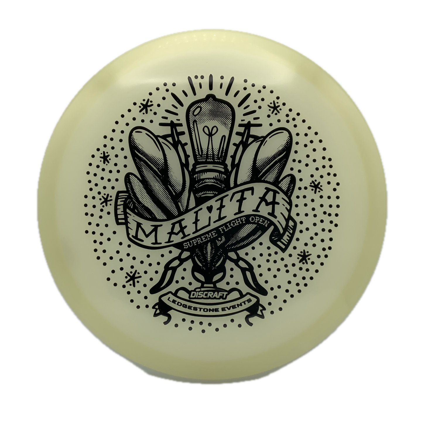 Discraft Malita - Mega Glo Mega Glo #59 - 173-174 - Astro Discs TX - Houston Disc Golf