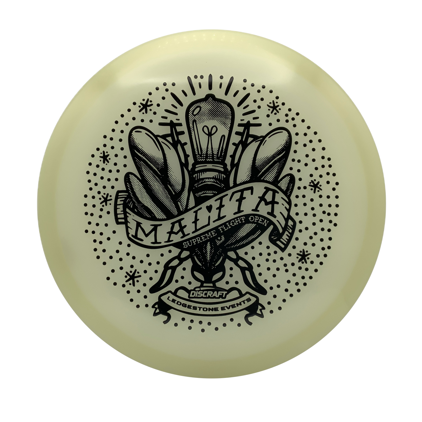 Discraft Malita - Mega Glo Mega Glo #59 - 173-174 - Astro Discs TX - Houston Disc Golf