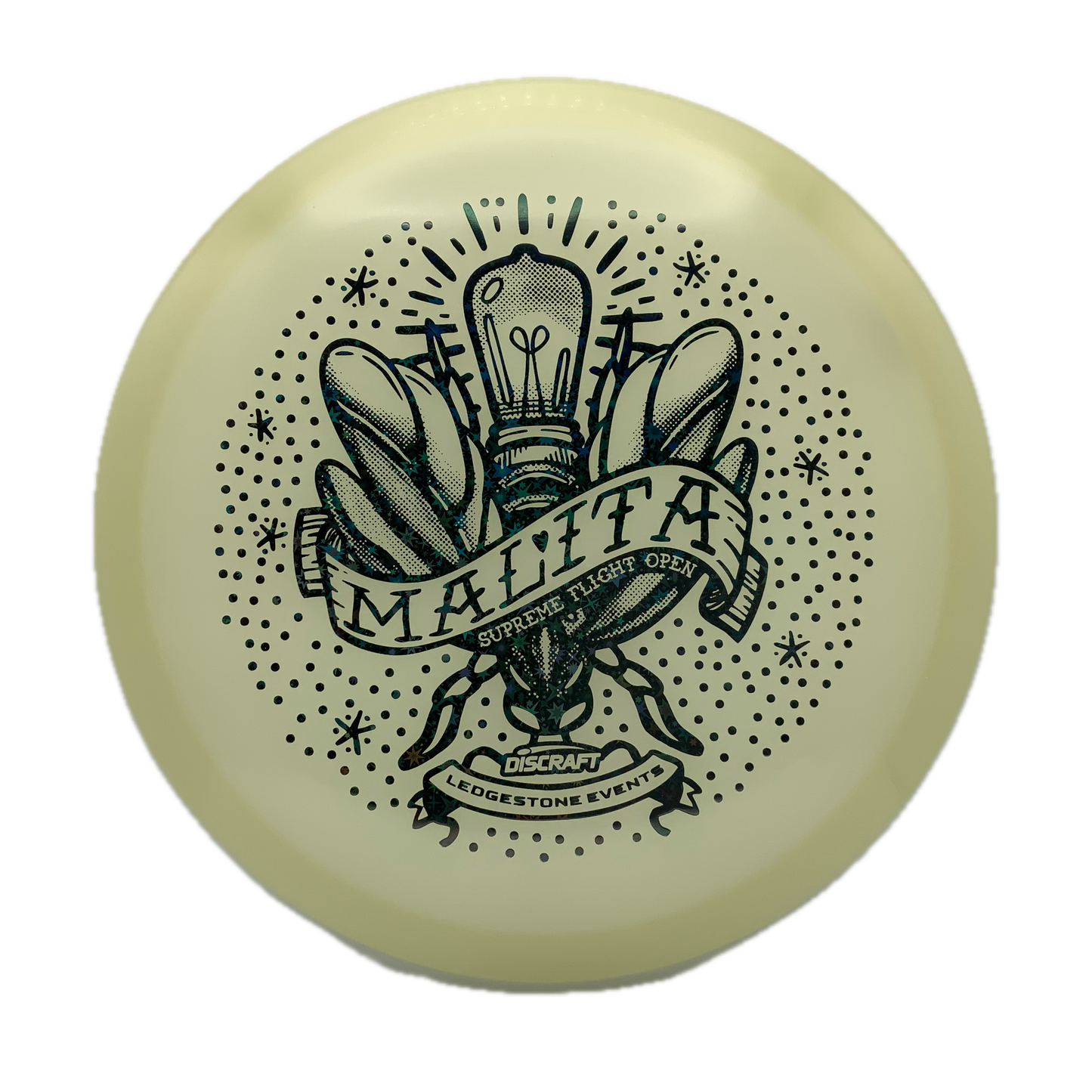 Discraft Malita - Mega Glo Mega Glo #61 - 173-174 - Astro Discs TX - Houston Disc Golf