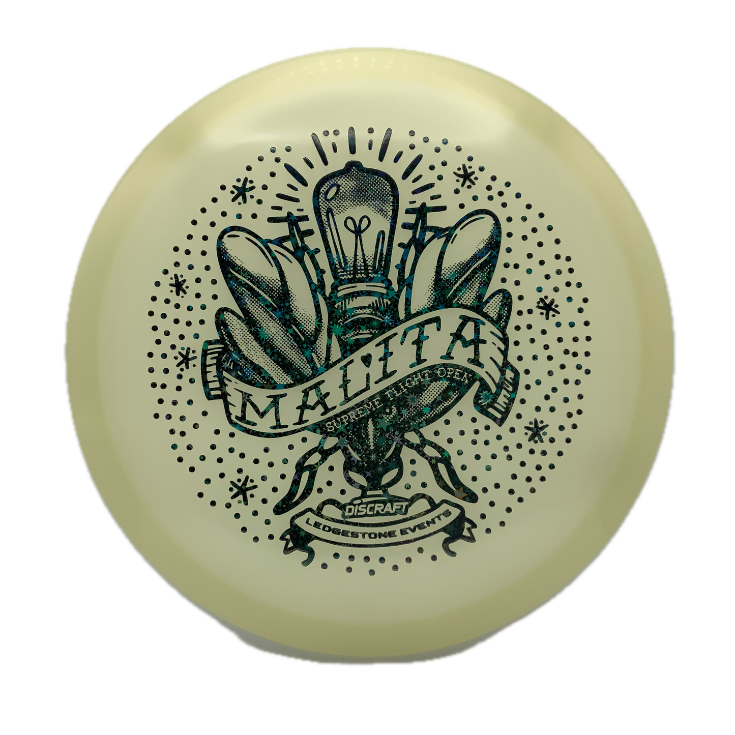 Discraft Malita - Mega Glo Mega Glo #62 - 173-174 - Astro Discs TX - Houston Disc Golf