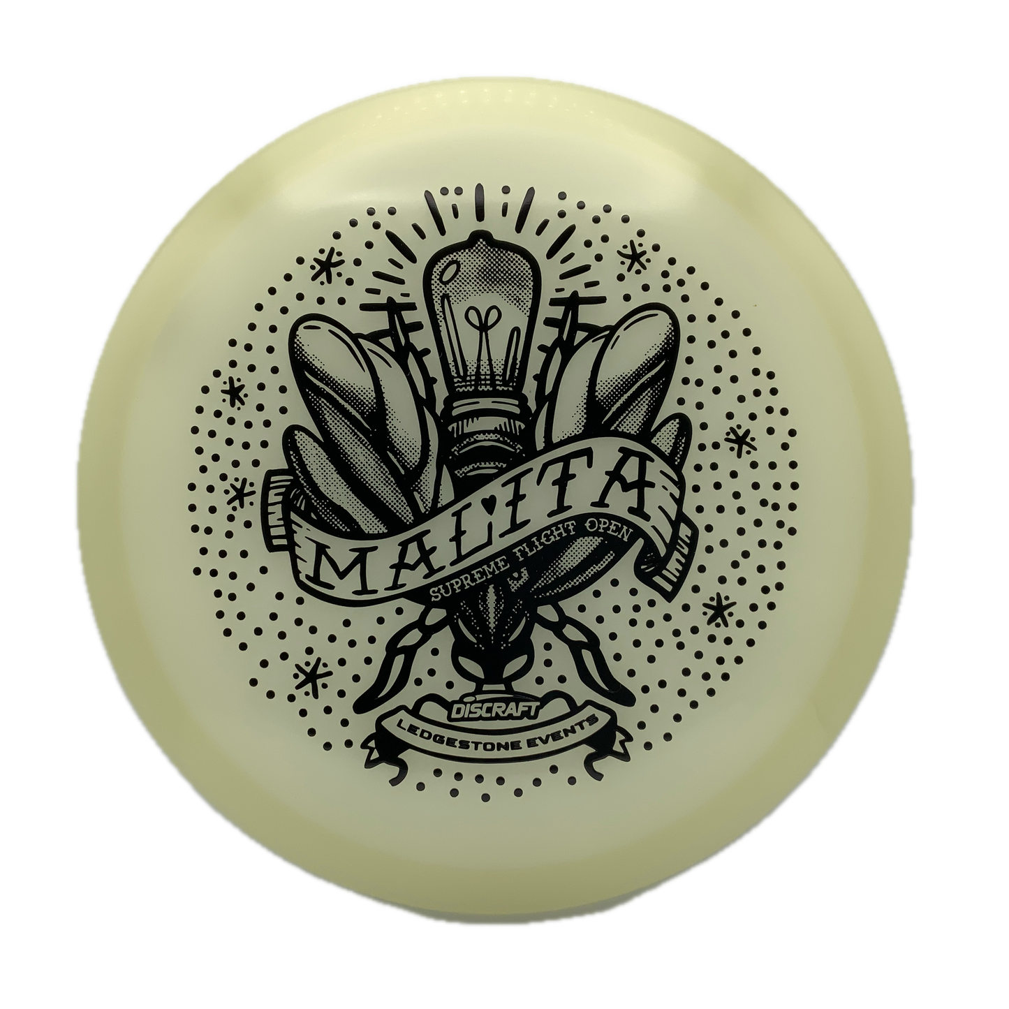 Discraft Malita - Mega Glo Mega Glo #63 - 173-174 - Astro Discs TX - Houston Disc Golf