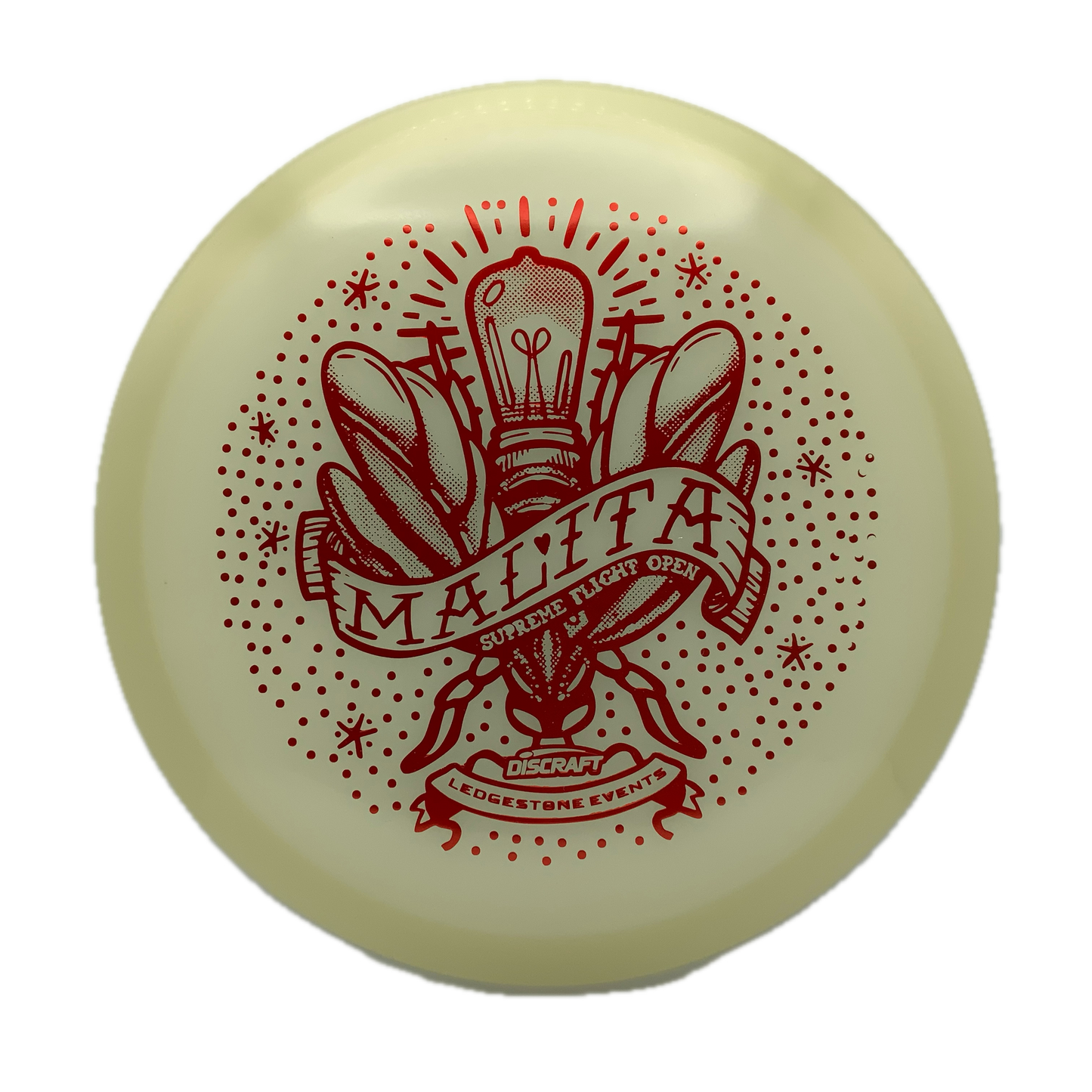 Discraft Malita - Mega Glo Mega Glo #64 - 173-174 - Astro Discs TX - Houston Disc Golf