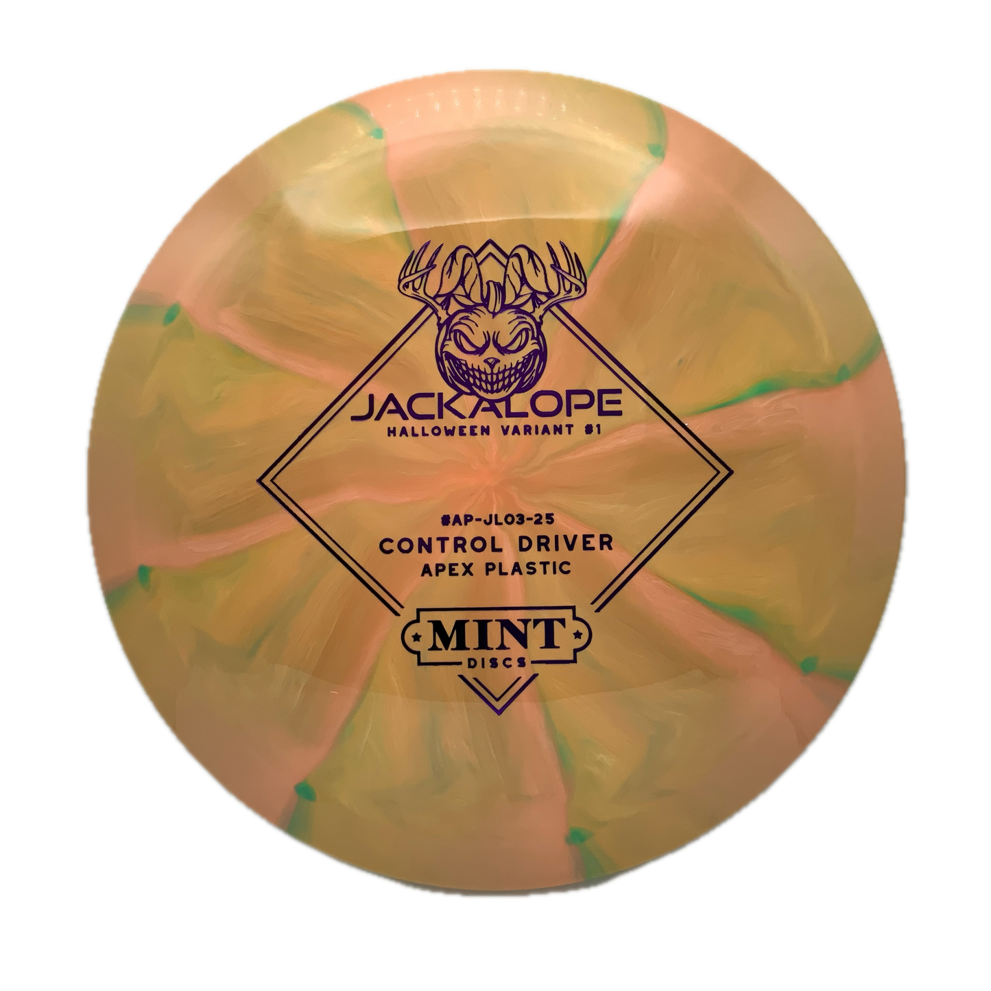 Mint Discs Jackalope - Halloween Apex Swirl #14 - 174 - Astro Discs TX - Houston Disc Golf