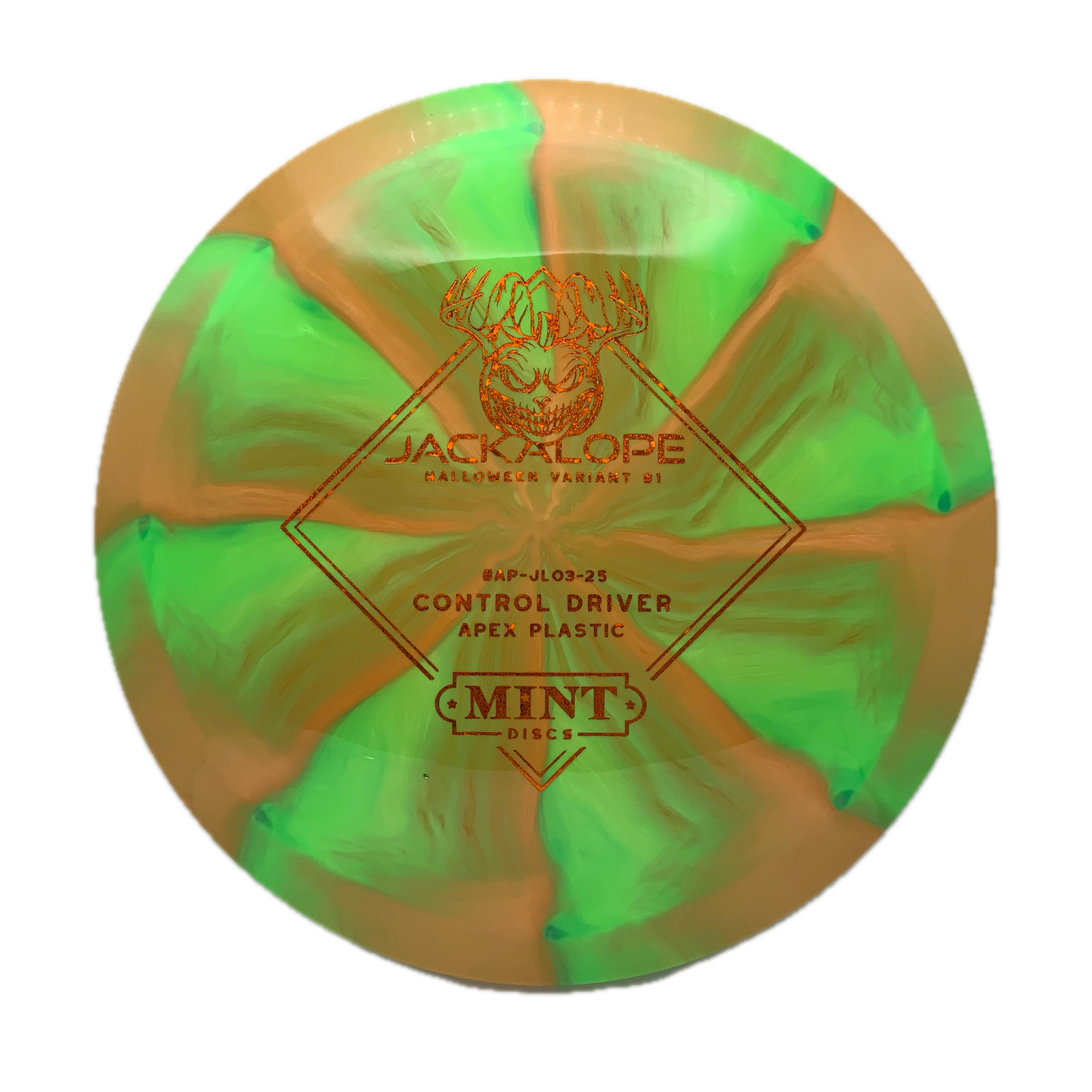 Mint Discs Jackalope - Halloween Apex Swirl #15 - 174 - Astro Discs TX - Houston Disc Golf