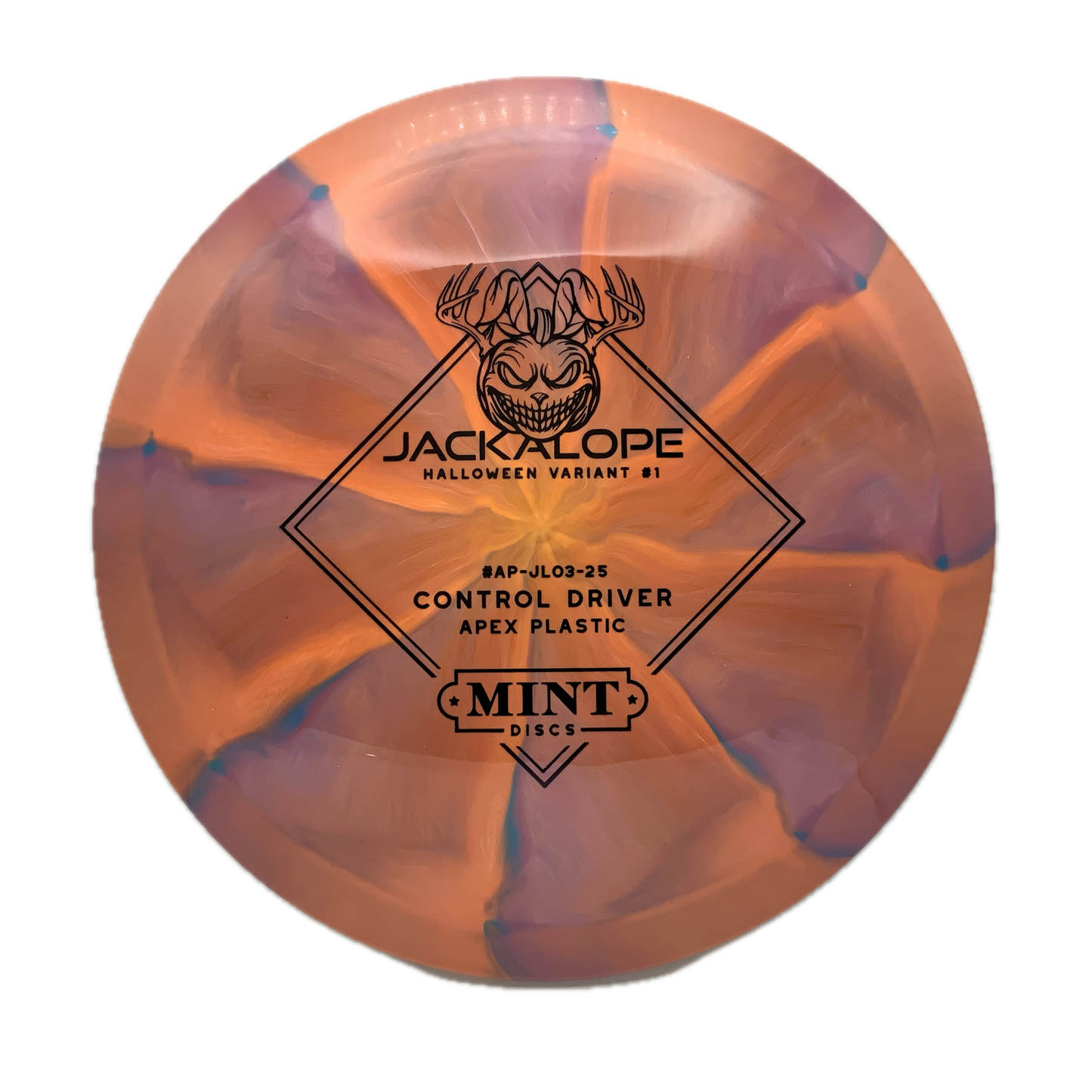 Mint Discs Jackalope - Halloween Apex Swirl #19 - 174 - Astro Discs TX - Houston Disc Golf