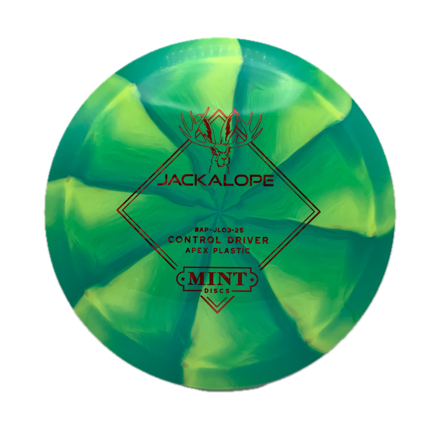 Mint Discs Jackalope Apex Swirl #55 - 174 - Astro Discs TX - Houston Disc Golf