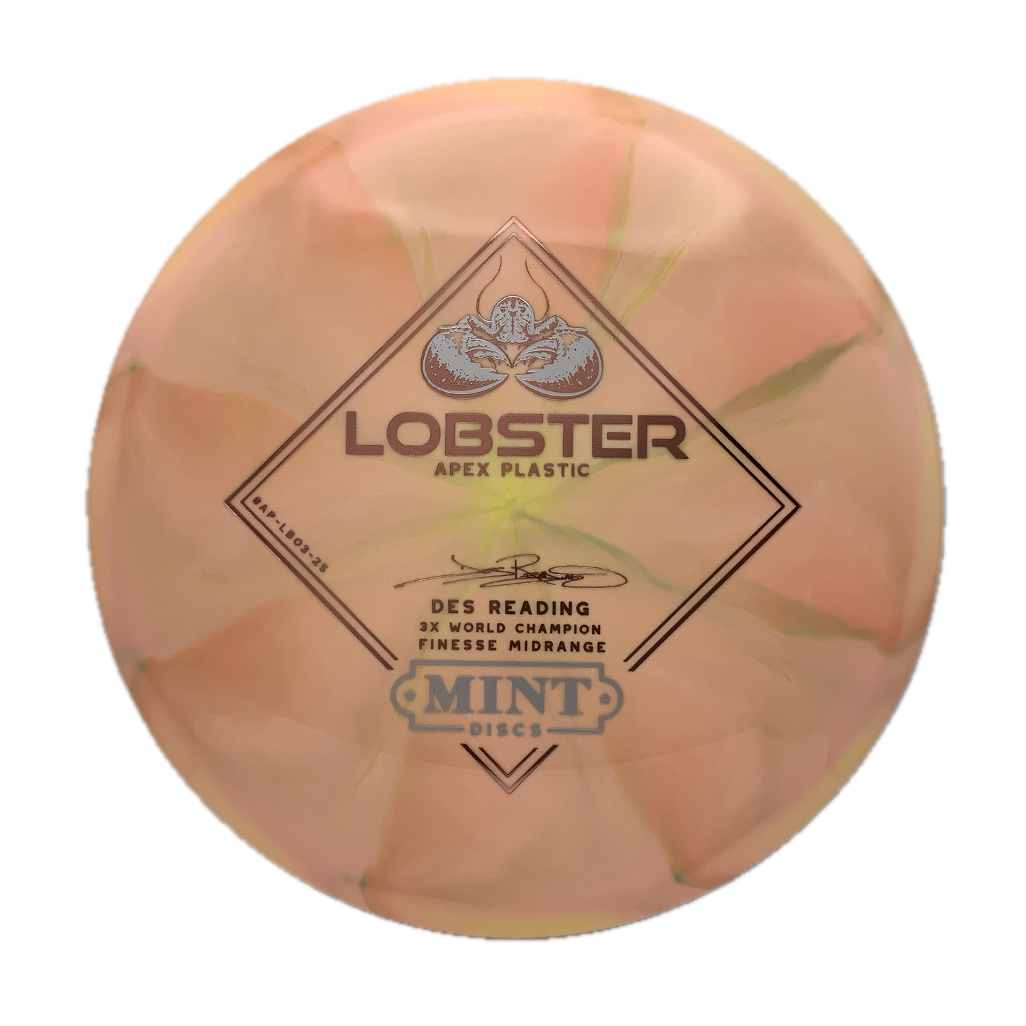 Mint Discs Lobster Apex Swirl #7 - 174 - Astro Discs TX - Houston Disc Golf