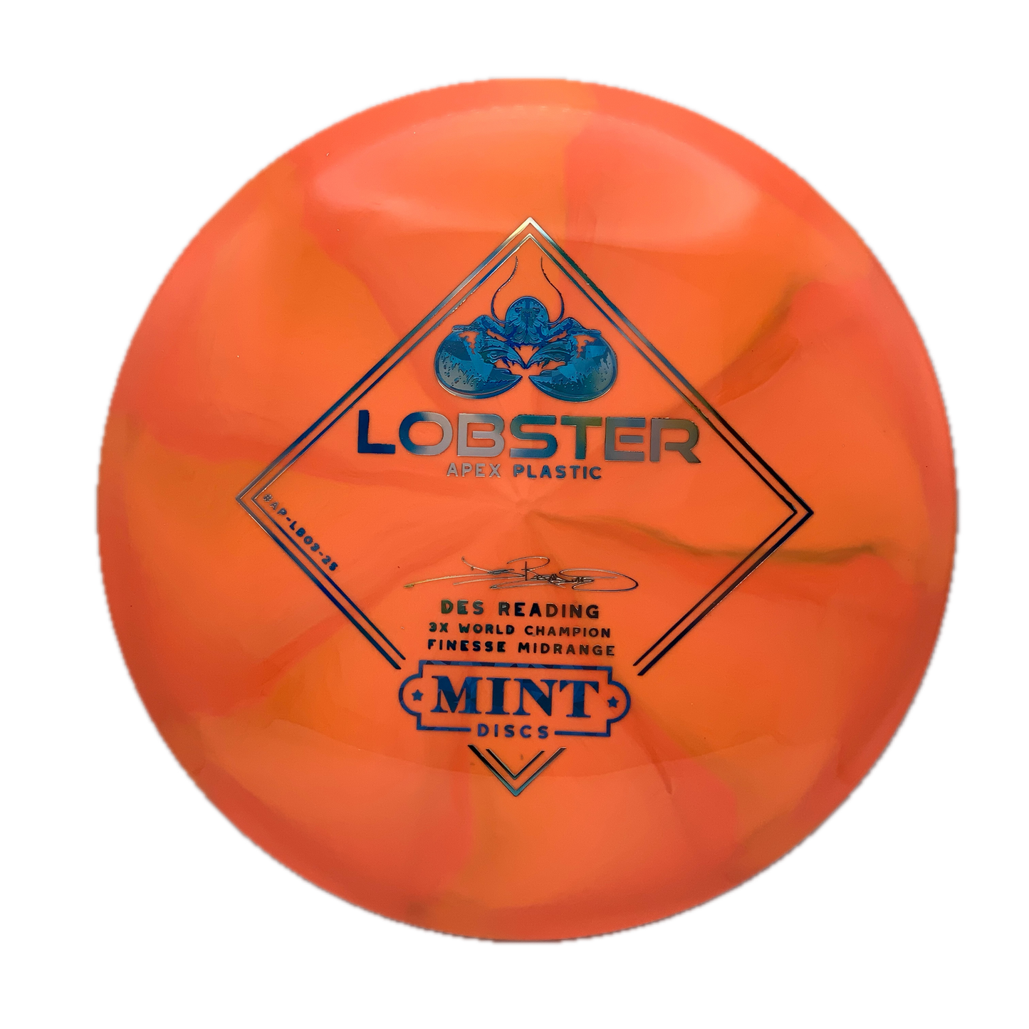 Mint Discs Lobster Apex Swirl #35 - 174 - Astro Discs TX - Houston Disc Golf