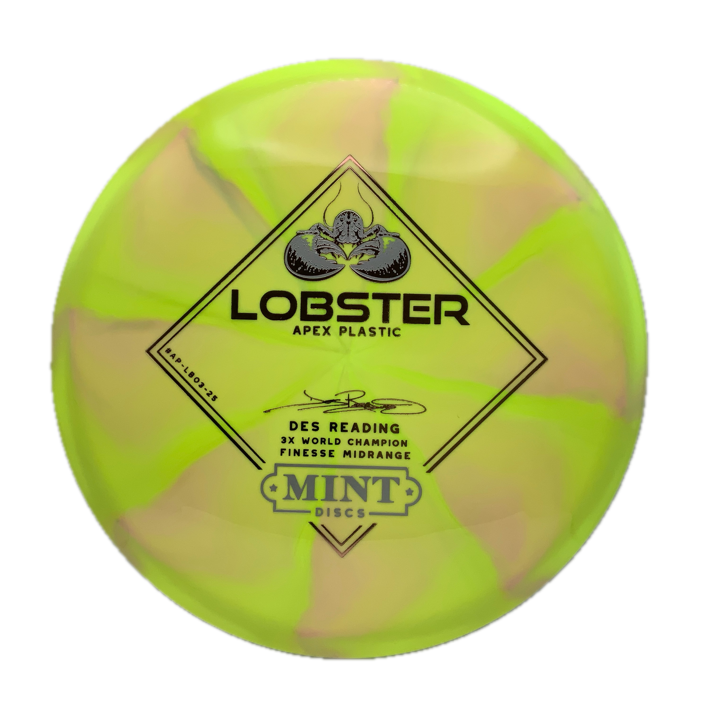Mint Discs Lobster Apex Swirl #36 - 175 - Astro Discs TX - Houston Disc Golf