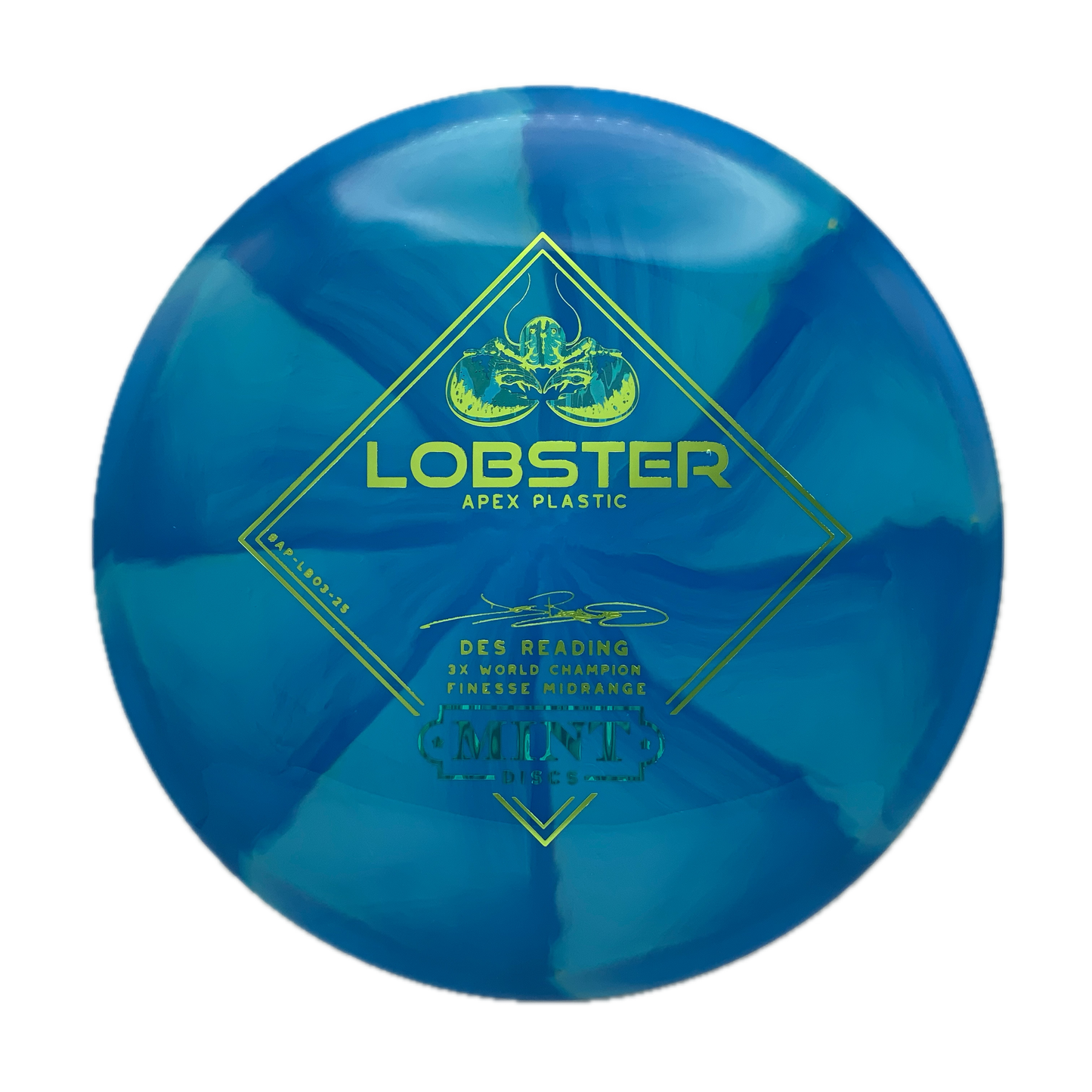 Mint Discs Lobster Apex Swirl #49 - 178 - Astro Discs TX - Houston Disc Golf