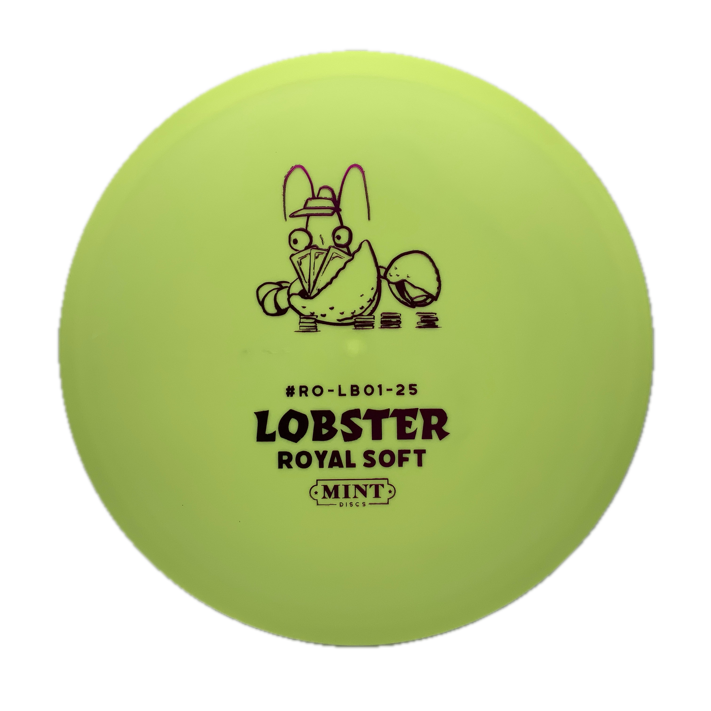 Mint Discs Lobster Royal Soft #185 - 176 - Astro Discs TX - Houston Disc Golf