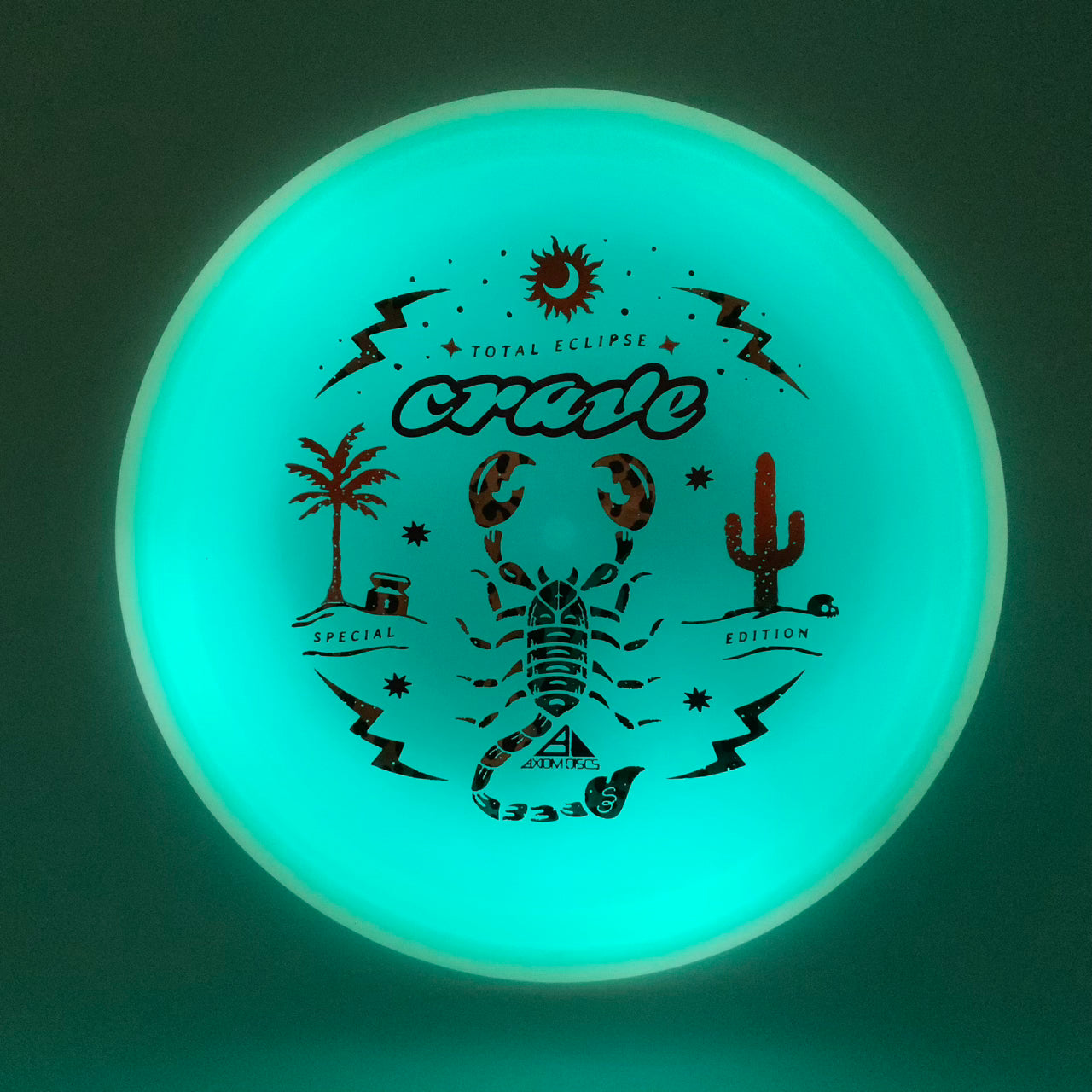 Axiom Crave - Total Eclipse - Special Edition Glow #2 - 170 - Astro Discs TX - Houston Disc Golf