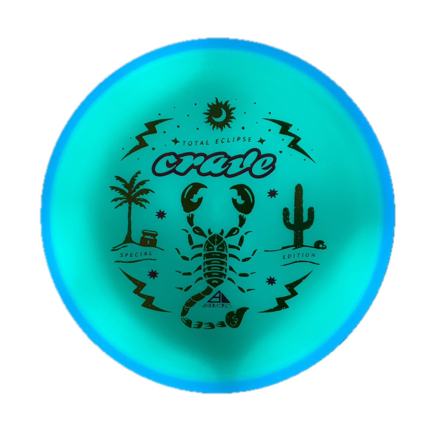 Axiom Crave - Total Eclipse - Special Edition Glow #5 - 171 - Astro Discs TX - Houston Disc Golf