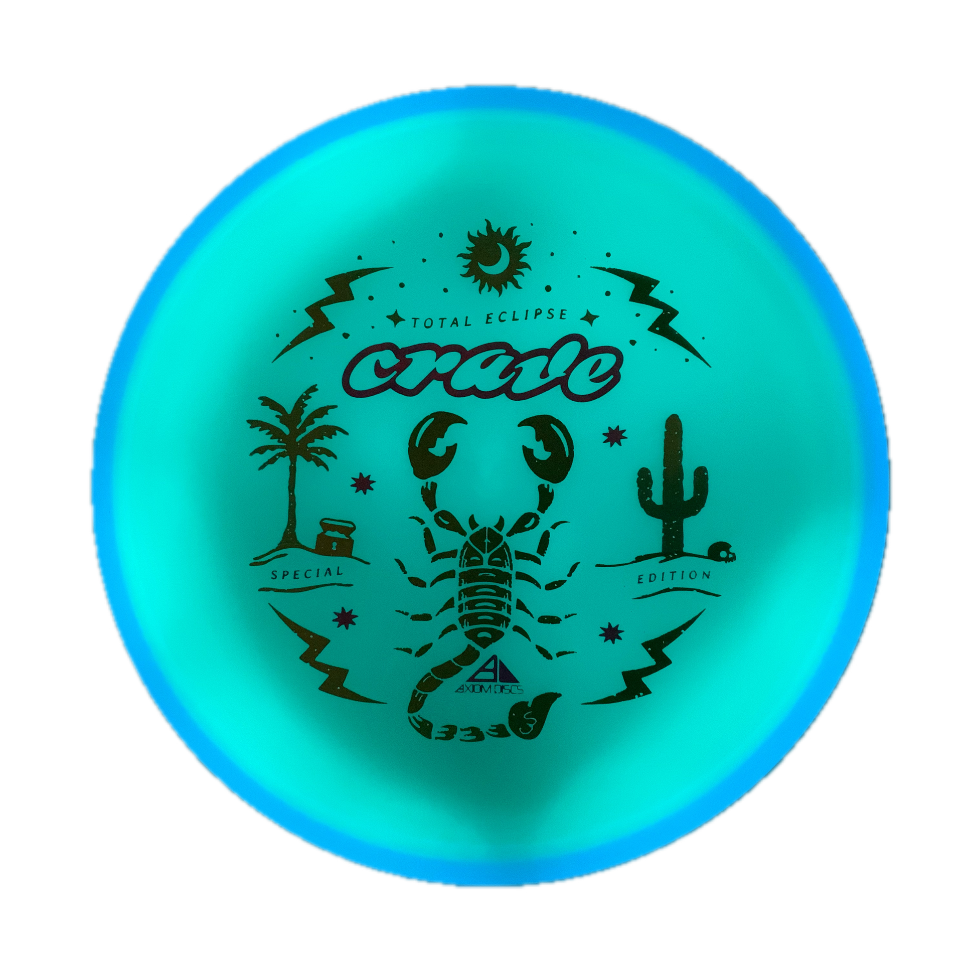 Axiom Crave - Total Eclipse - Special Edition Glow #5 - 171 - Astro Discs TX - Houston Disc Golf