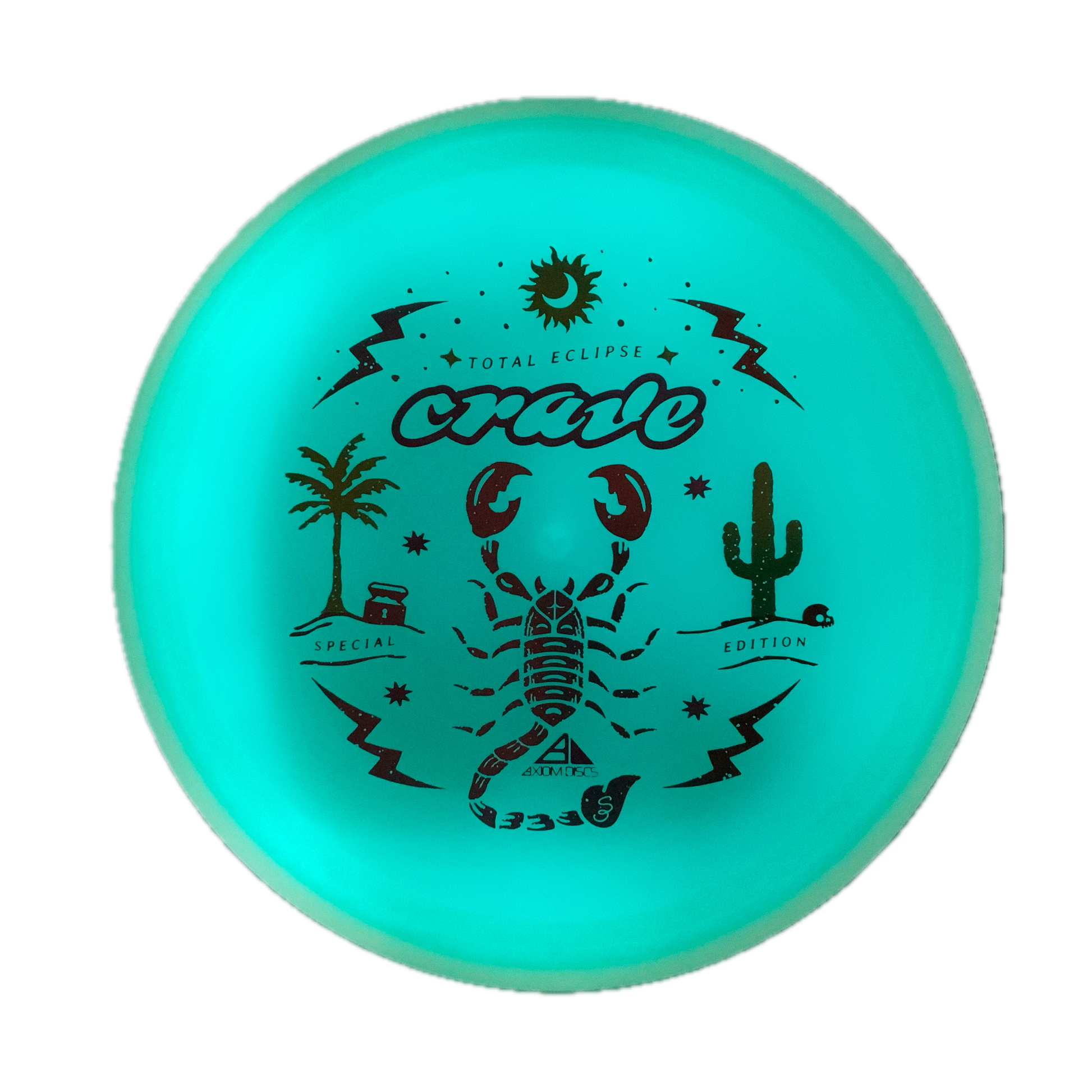 Axiom Crave - Total Eclipse - Special Edition Glow #7 - 171 - Astro Discs TX - Houston Disc Golf