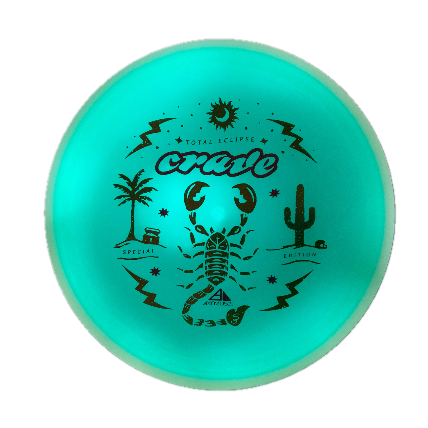 Axiom Crave - Total Eclipse - Special Edition Glow #9 - 171 - Astro Discs TX - Houston Disc Golf