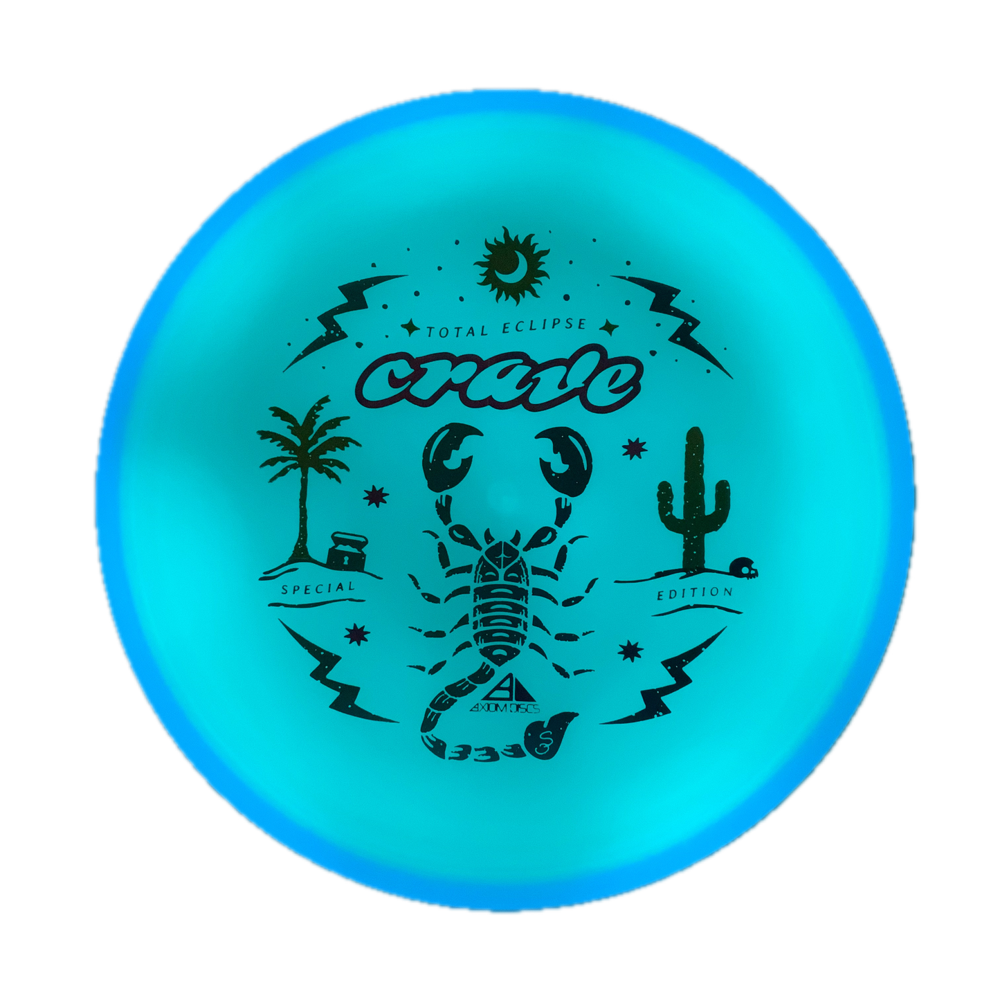Axiom Crave - Total Eclipse - Special Edition Glow #13 - 172 - Astro Discs TX - Houston Disc Golf
