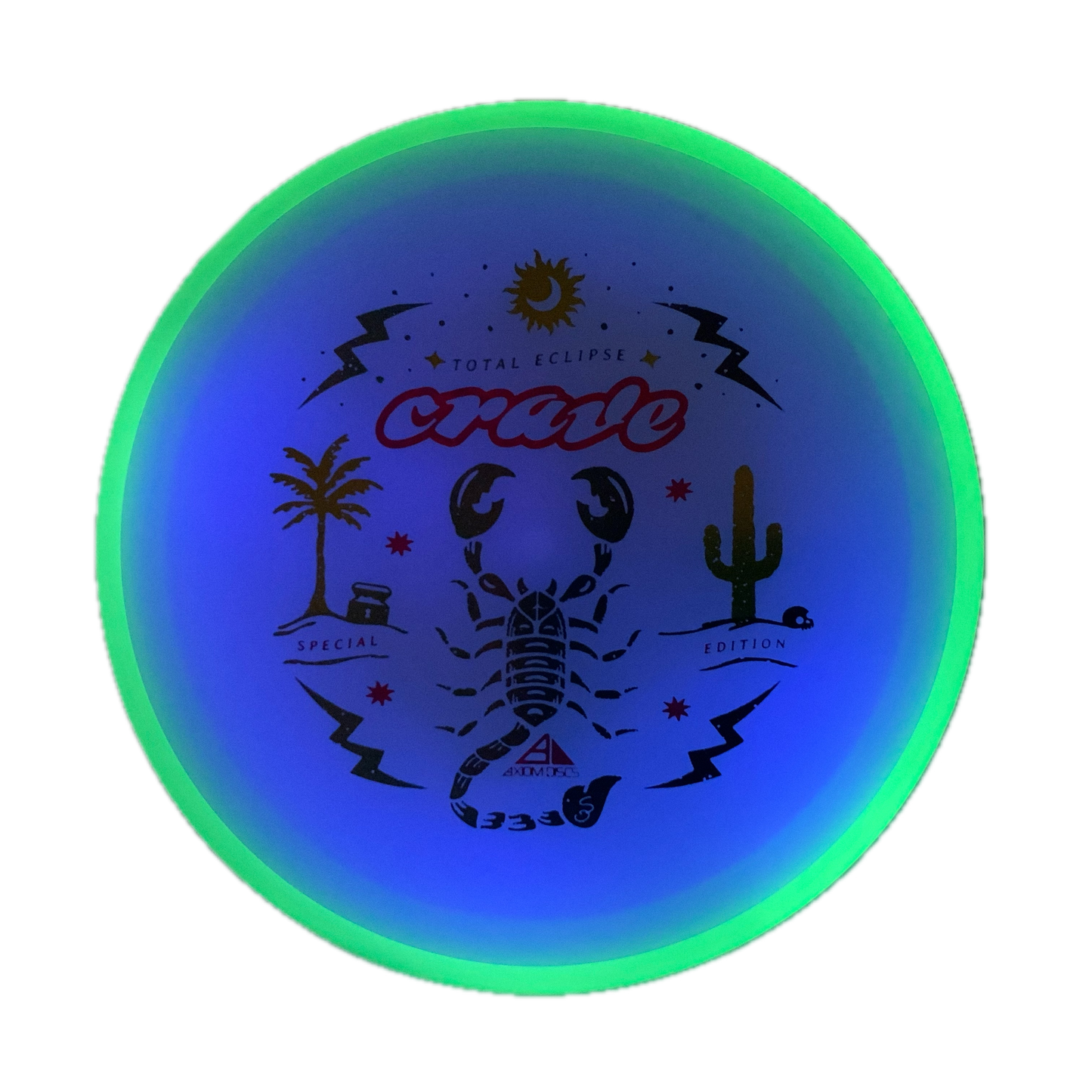 Axiom Crave - Total Eclipse - Special Edition Glow #15 - 172 - Astro Discs TX - Houston Disc Golf