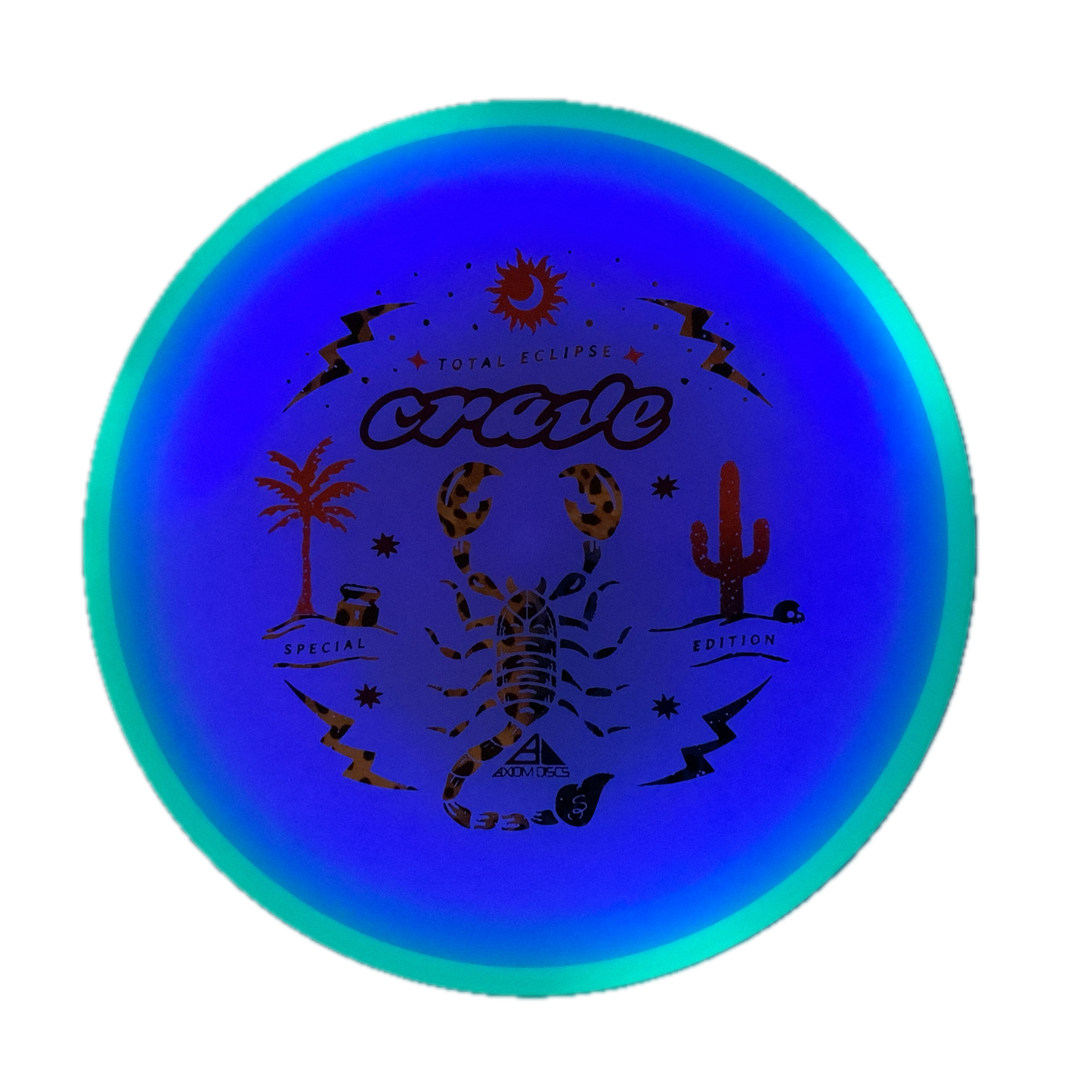 Axiom Crave - Total Eclipse - Special Edition Glow #16 - 173 - Astro Discs TX - Houston Disc Golf