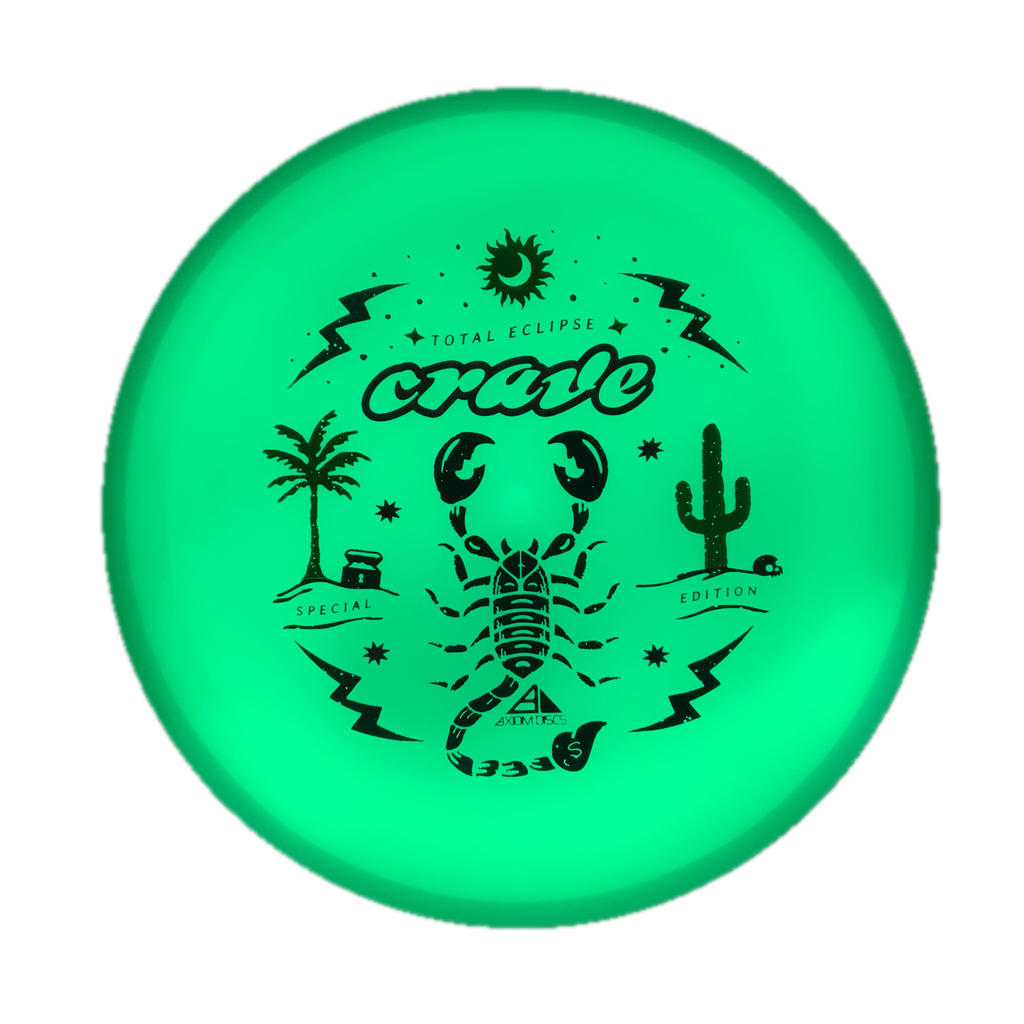 Axiom Crave - Total Eclipse - Special Edition Glow #17 - 173 - Astro Discs TX - Houston Disc Golf