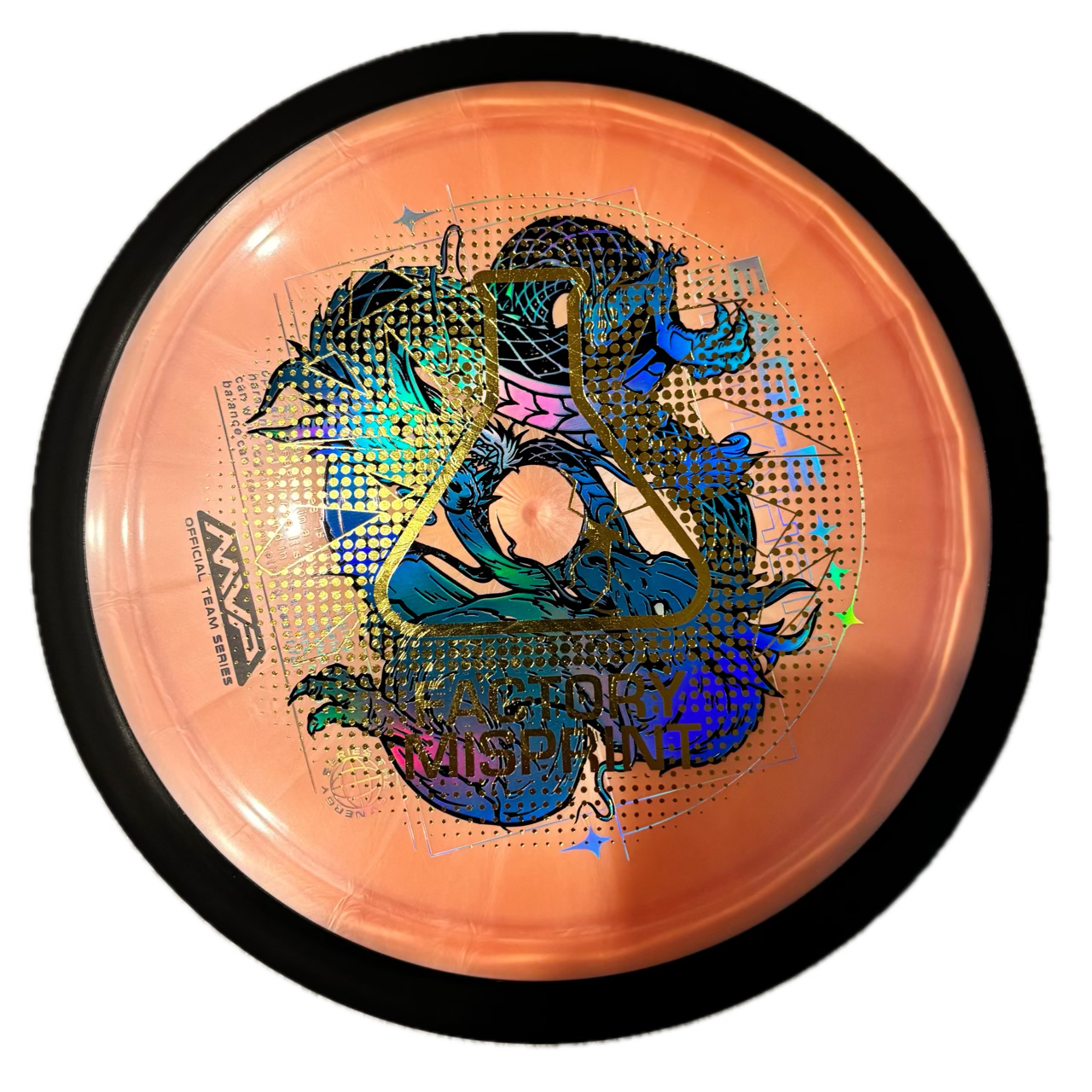 MVP Dimension - Eagle McMahon Team Series (Classic) Misprint-Lab 2nd #107 - 173 - Astro Discs TX - Houston Disc Golf