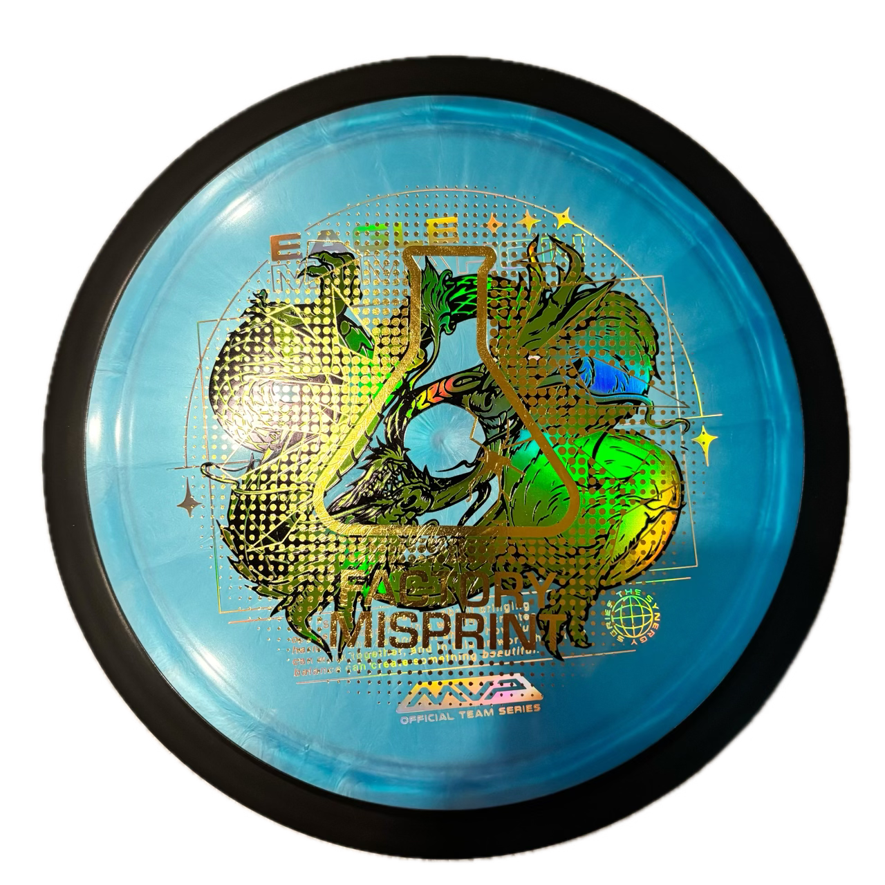 MVP Dimension - Eagle McMahon Team Series (Classic) Misprint-Lab 2nd #110 - 173 - Astro Discs TX - Houston Disc Golf