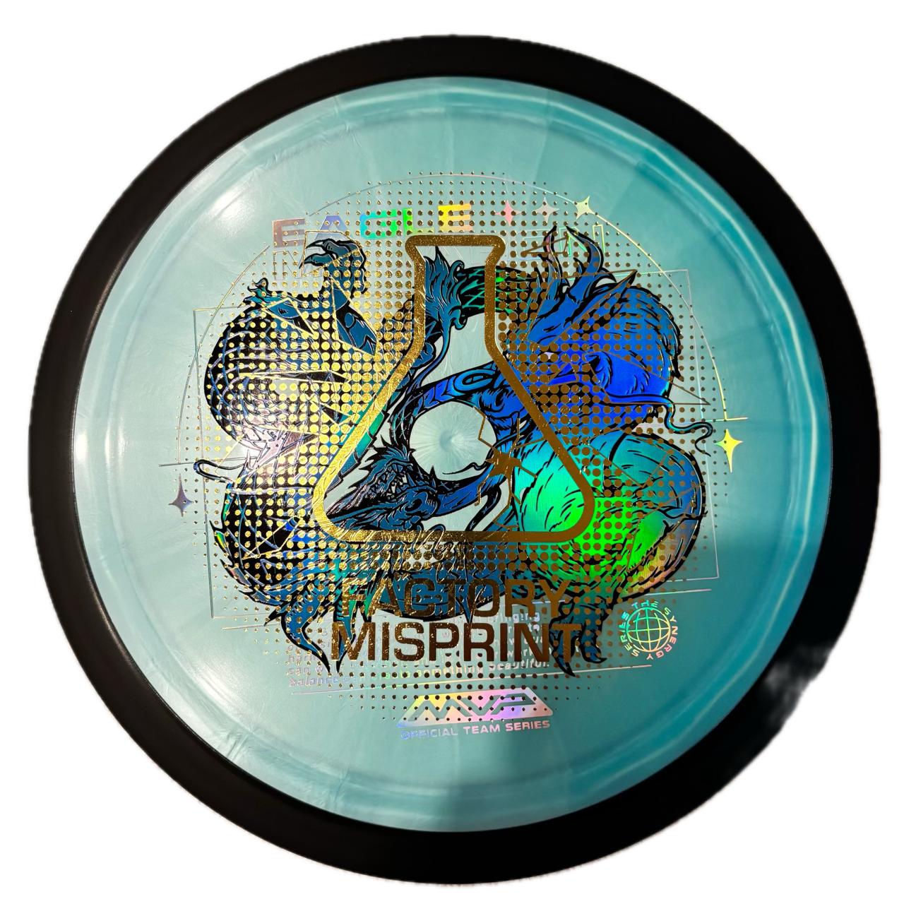 MVP Dimension - Eagle McMahon Team Series (Classic) Misprint-Lab 2nd #111 - 173 - Astro Discs TX - Houston Disc Golf