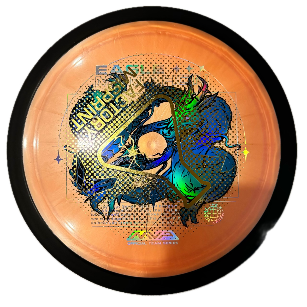 MVP Dimension - Eagle McMahon Team Series (Classic) Misprint-Lab 2nd #113 - 173 - Astro Discs TX - Houston Disc Golf