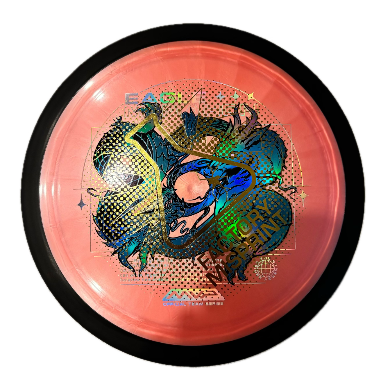 MVP Dimension - Eagle McMahon Team Series (Classic) Misprint-Lab 2nd #114 - 173 - Astro Discs TX - Houston Disc Golf