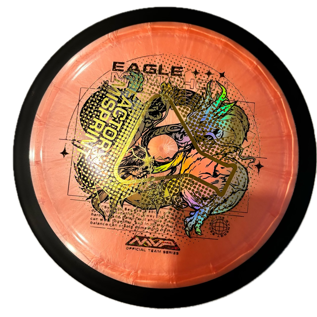 MVP Dimension - Eagle McMahon Team Series (Classic) Misprint-Lab 2nd #116 - 174 - Astro Discs TX - Houston Disc Golf