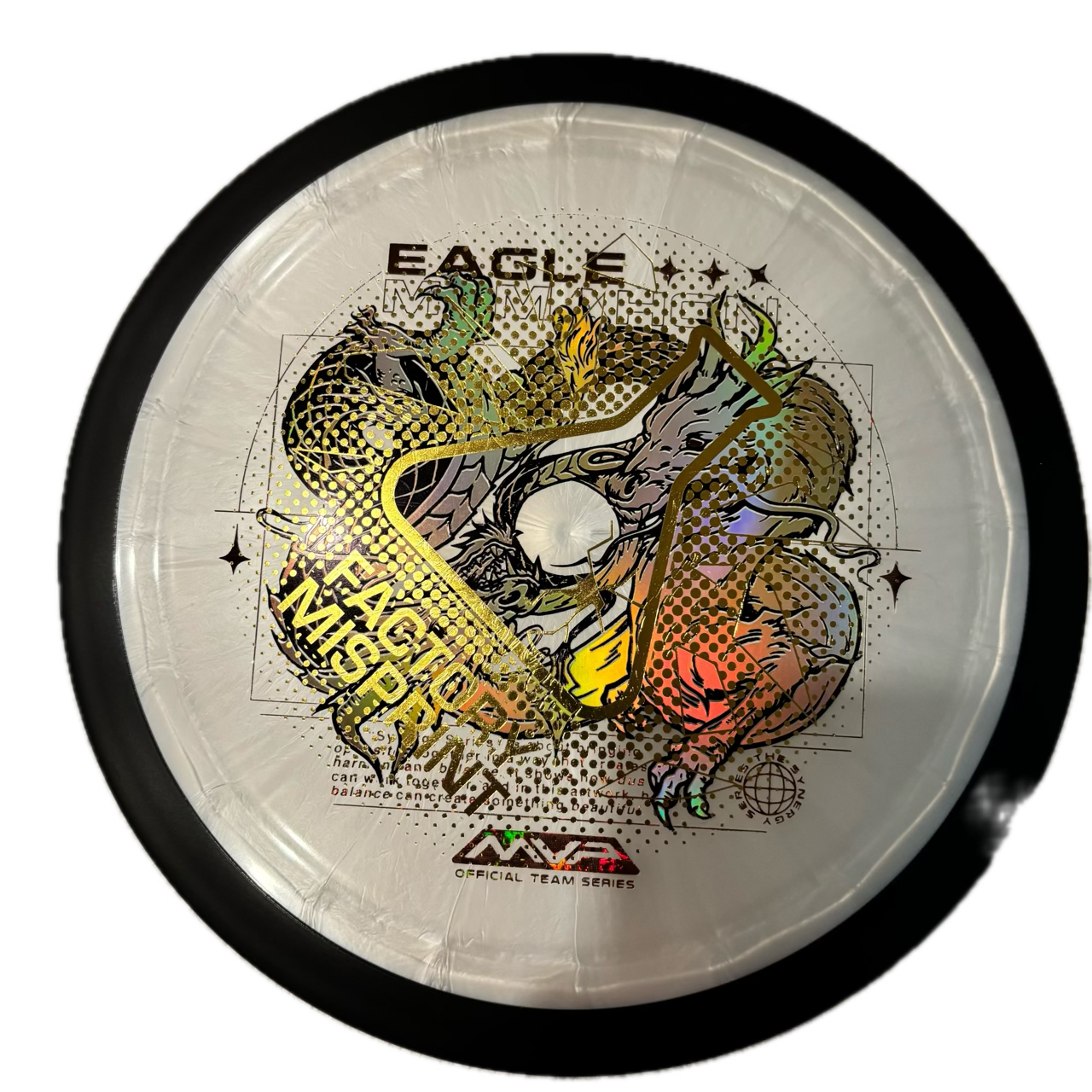 MVP Dimension - Eagle McMahon Team Series (Classic) Misprint-Lab 2nd #119 - 174 - Astro Discs TX - Houston Disc Golf