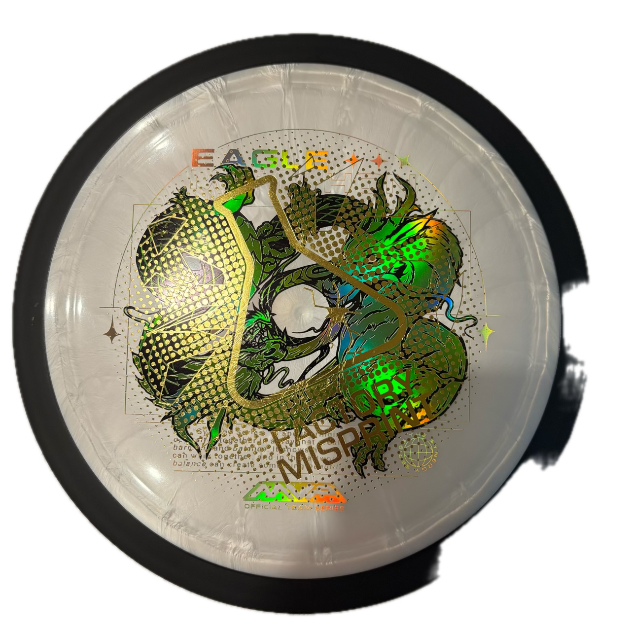MVP Dimension - Eagle McMahon Team Series (Classic) Misprint-Lab 2nd #123 - 174 - Astro Discs TX - Houston Disc Golf