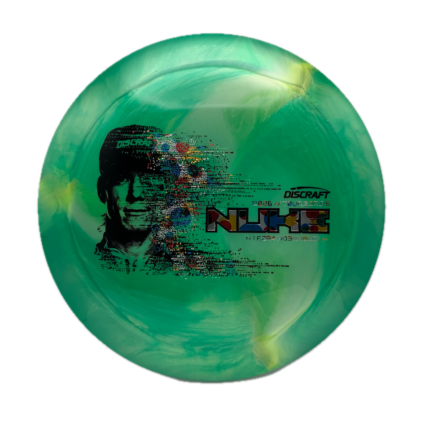 Discraft Nuke - 2026 Tour Series (Preorder) Special Blend Titanium x Big Z Swirl #9 - 175 - Astro Discs TX - Houston Disc Golf