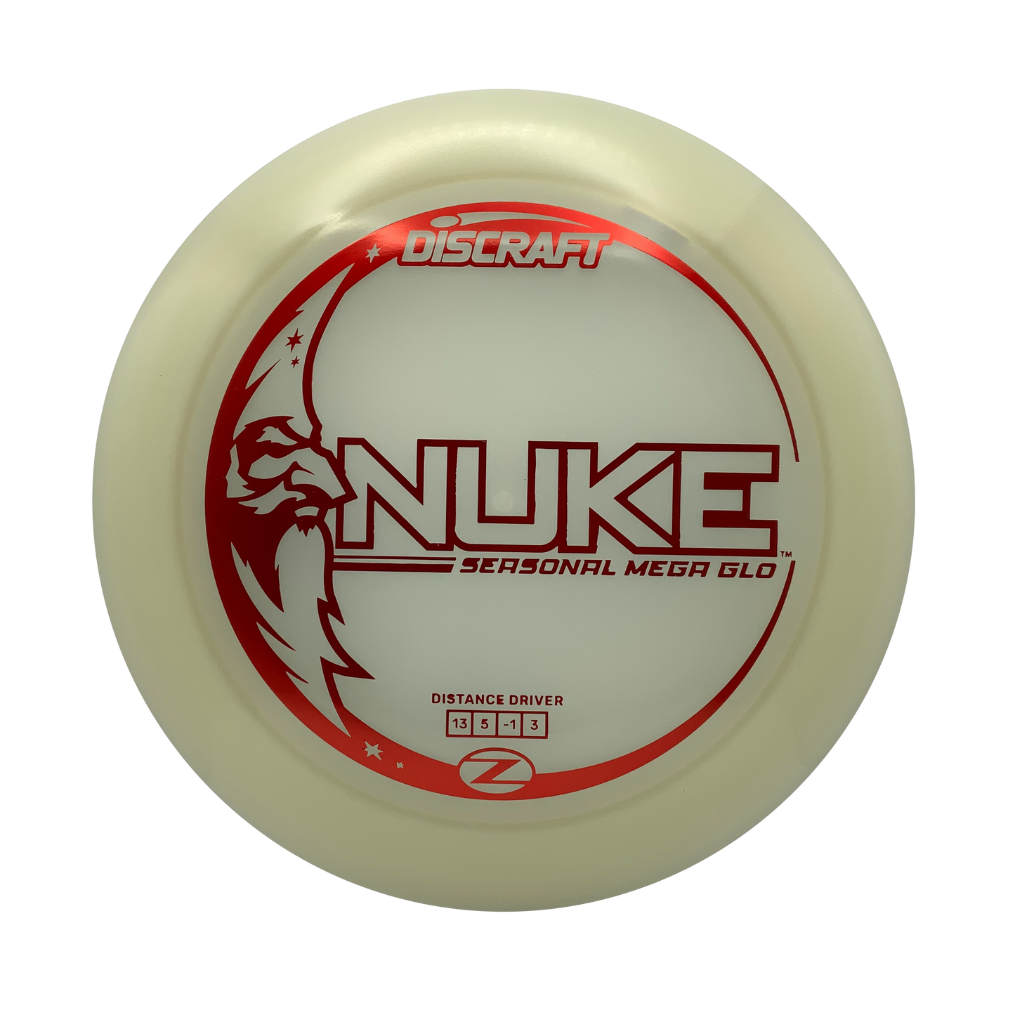 Discraft Nuke Mega Glo Z #3 - 170-172 - Astro Discs TX - Houston Disc Golf