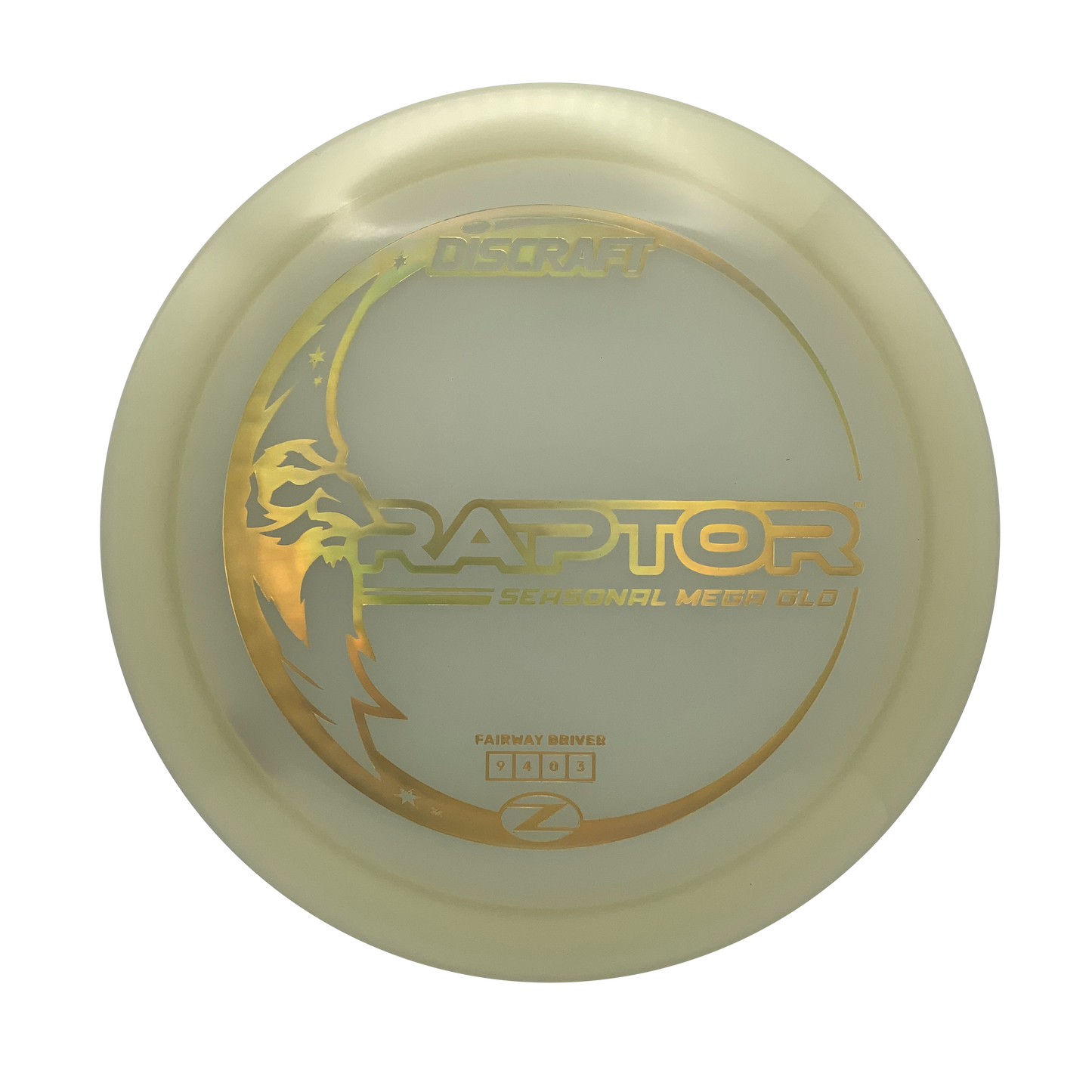 Discraft Raptor Mega Glo Z #2 - 170-172 - Astro Discs TX - Houston Disc Golf