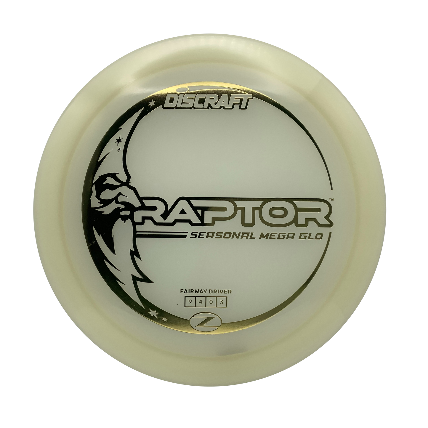 Discraft Raptor Mega Glo Z #4 - 173-174 - Astro Discs TX - Houston Disc Golf