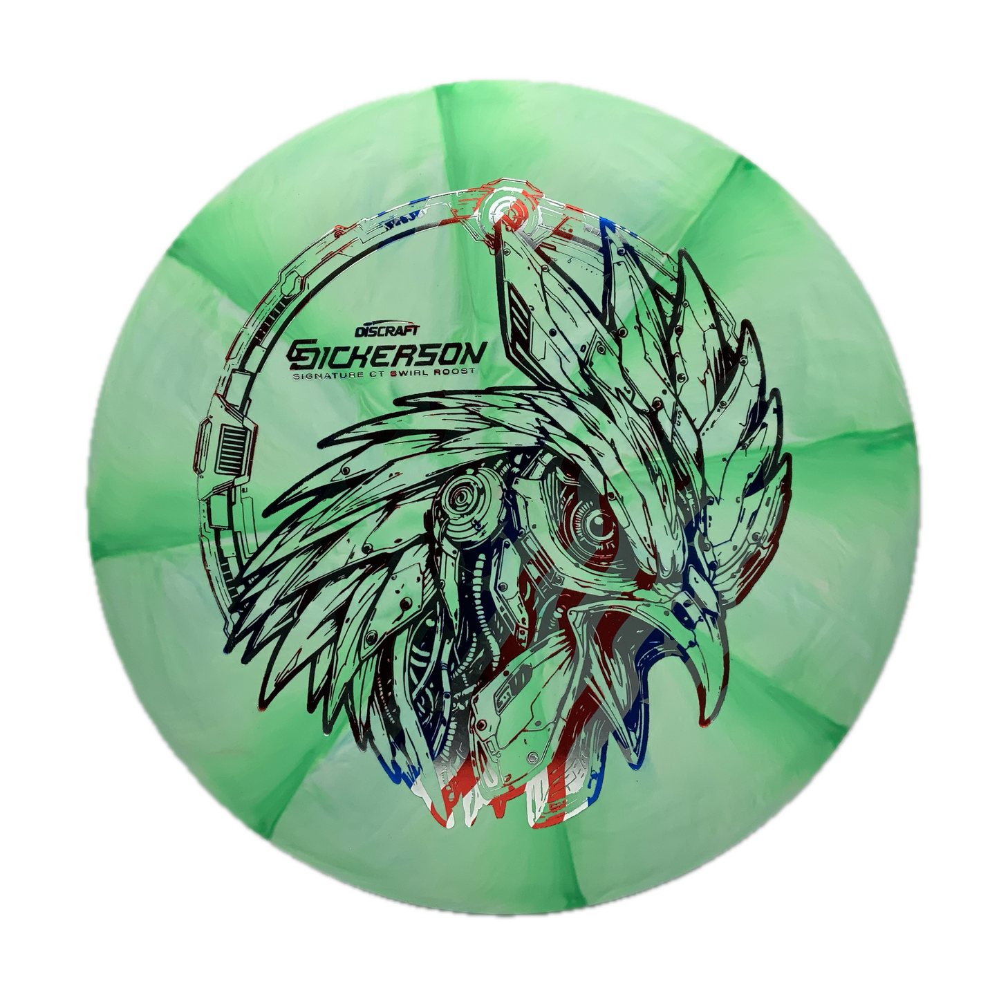 Discraft Roost - Chris Dikerson SS CT Swirl #2 - 173-174 - Astro Discs TX - Houston Disc Golf