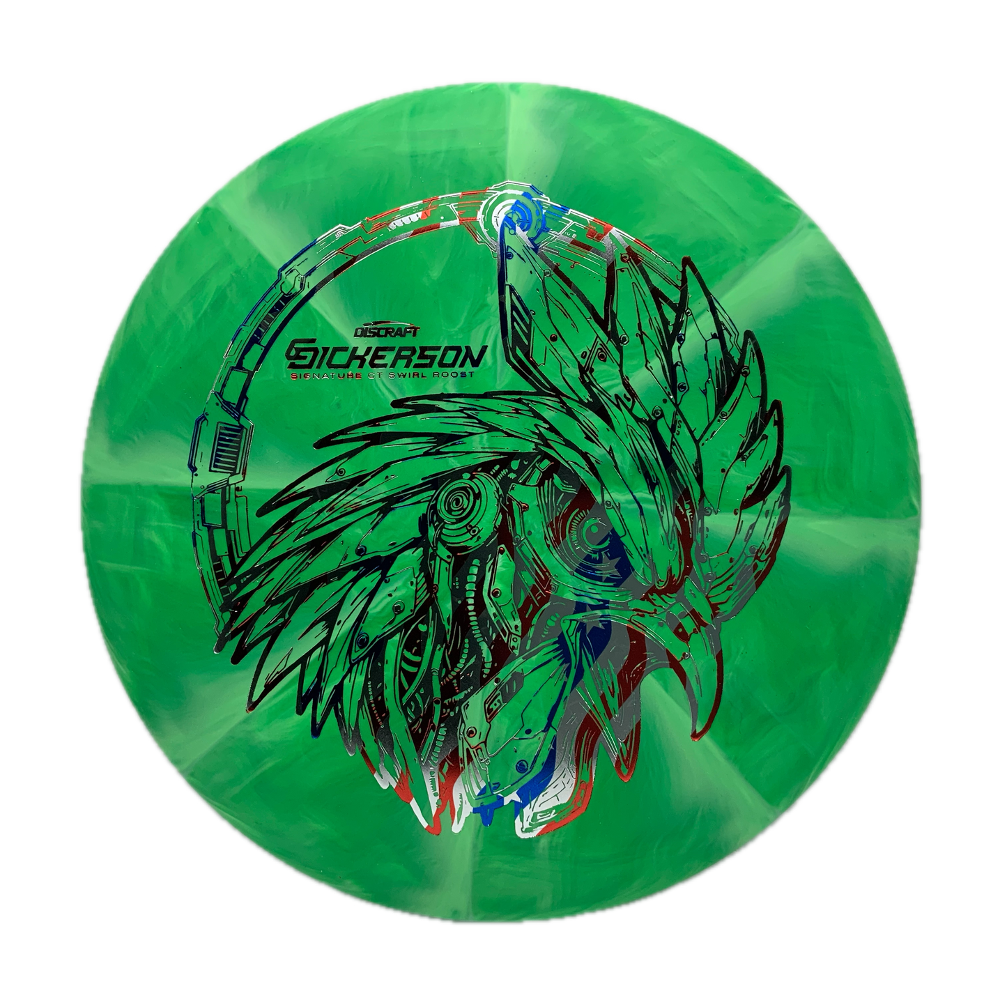 Discraft Roost - Chris Dikerson SS CT Swirl #3 - 173-174 - Astro Discs TX - Houston Disc Golf