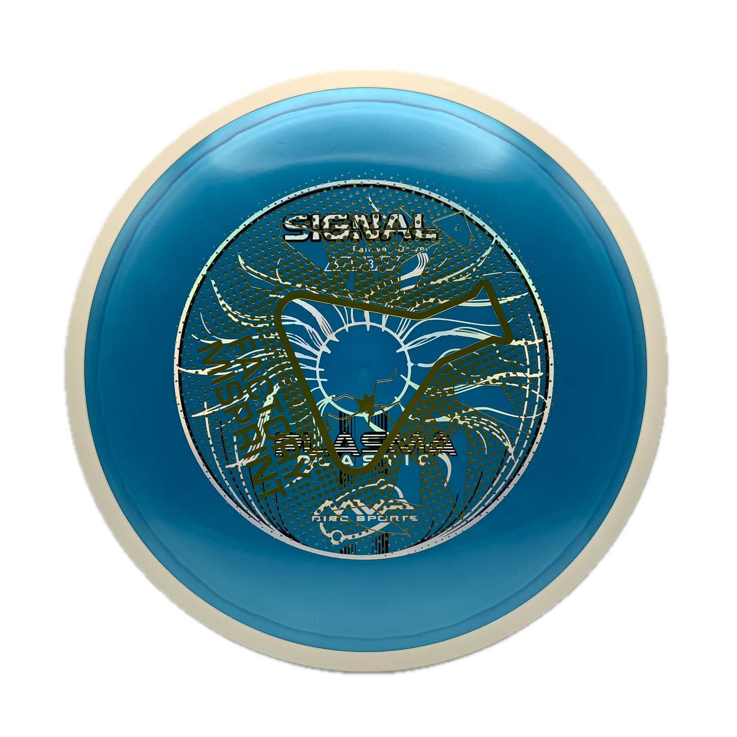MVP MVP Lab 2nd/Misprint Plasma #108 - Signal - 168 - Astro Discs TX - Houston Disc Golf