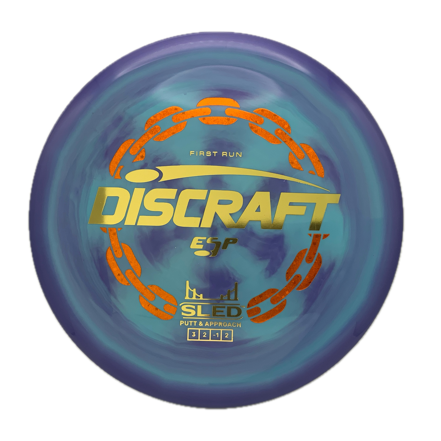 Discraft Sled ESP Swirl #6 - 175 - Astro Discs TX - Houston Disc Golf