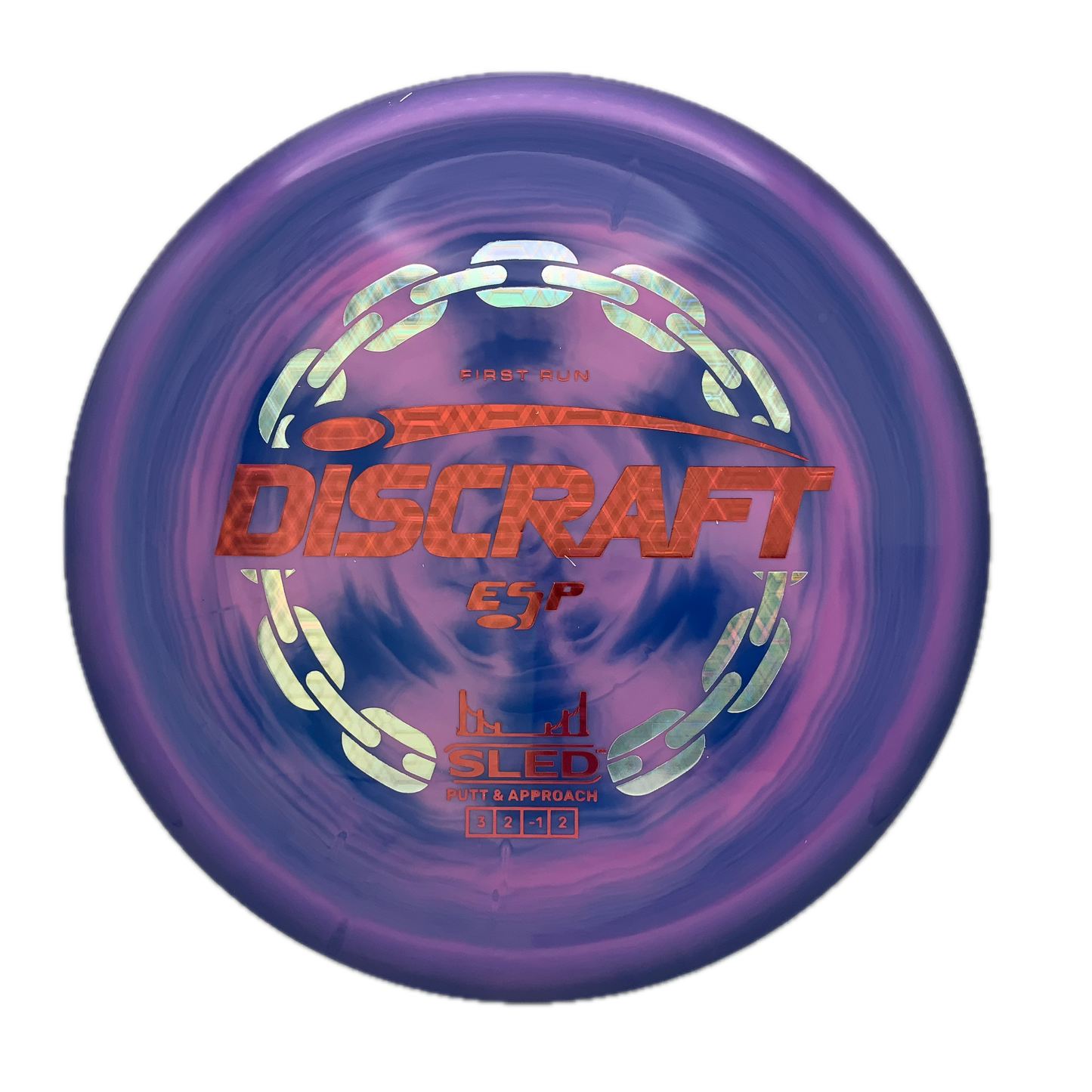Discraft Sled ESP Swirl #8 - 175 - Astro Discs TX - Houston Disc Golf