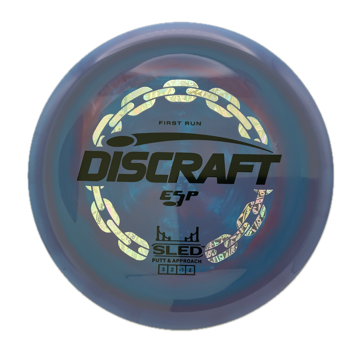 Discraft Sled ESP Swirl #9 - 176 - Astro Discs TX - Houston Disc Golf