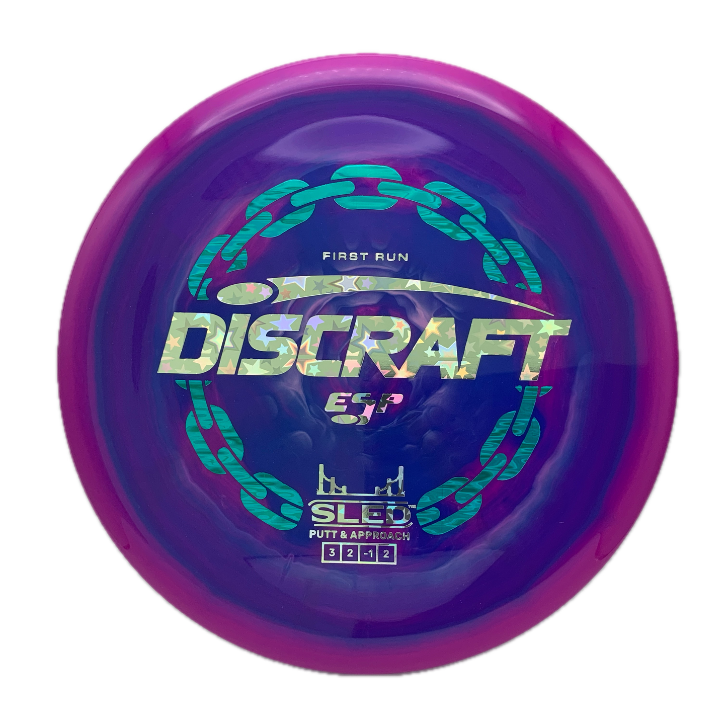 Discraft Sled ESP Swirl #14 - 176 - Astro Discs TX - Houston Disc Golf