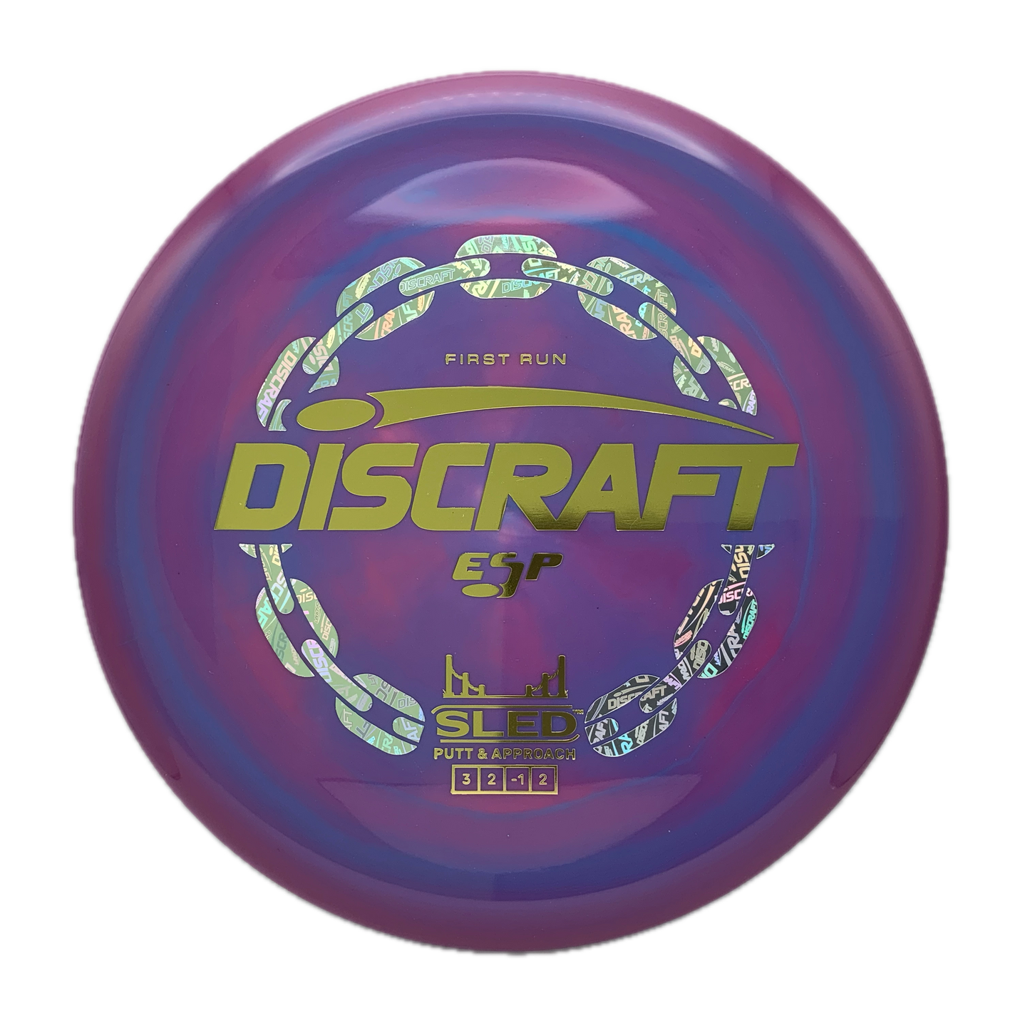 Discraft Sled ESP Swirl #15 - 176 - Astro Discs TX - Houston Disc Golf