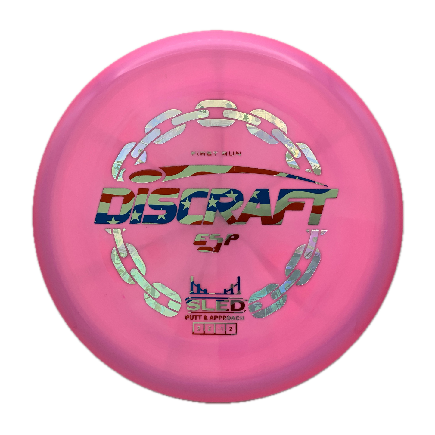 Discraft Sled ESP Swirl #17 - 176 - Astro Discs TX - Houston Disc Golf