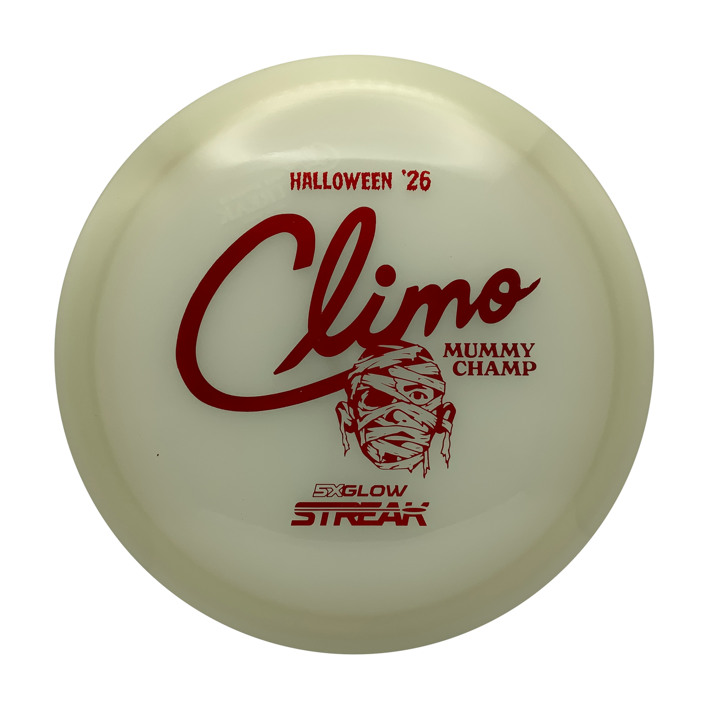 Climo Disc Golf Streak - 2026 Halloween Mega Glo #1 - 178 - Astro Discs TX - Houston Disc Golf